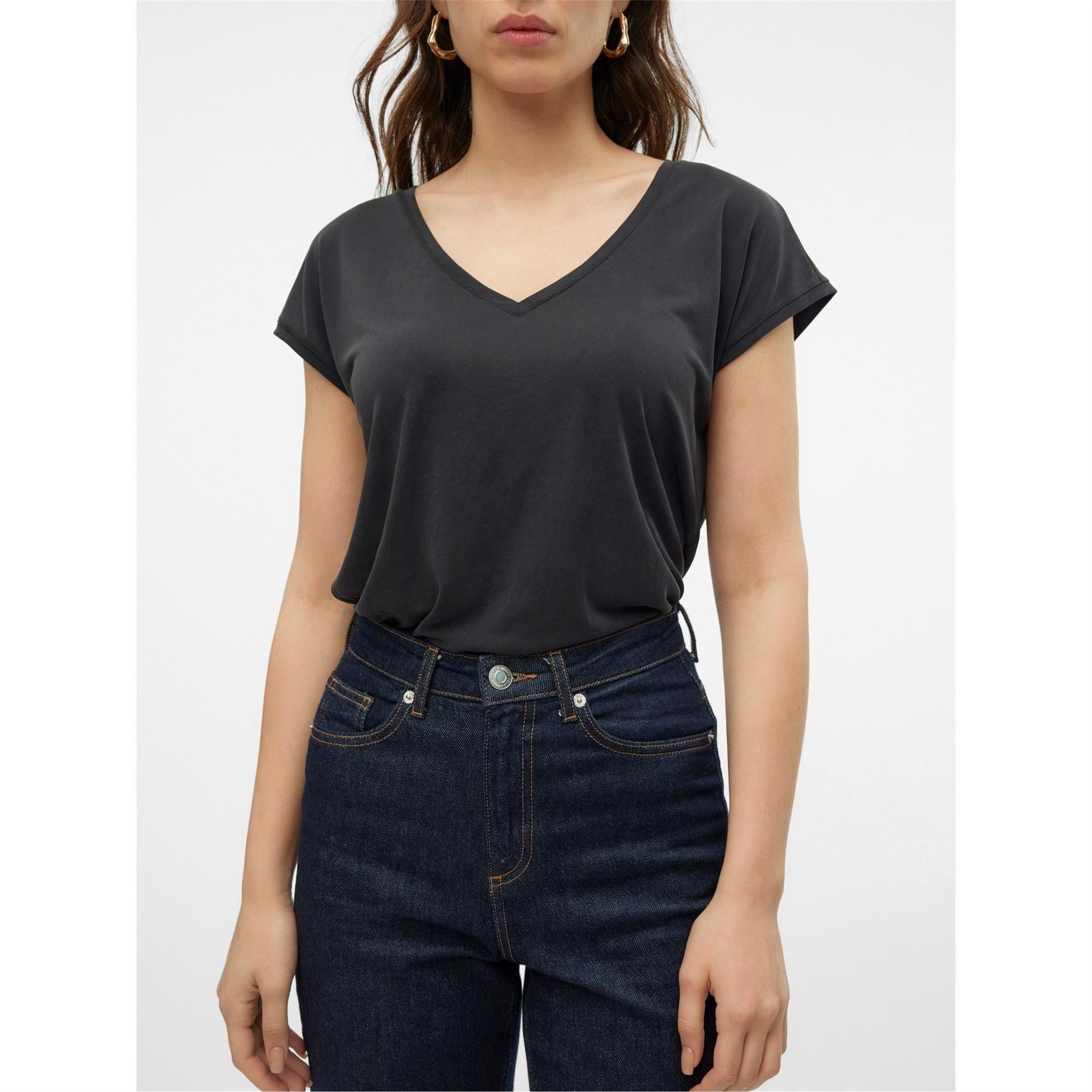 Vero Moda Filli Short Sleeve V Neck Regular Fit T-Shirt