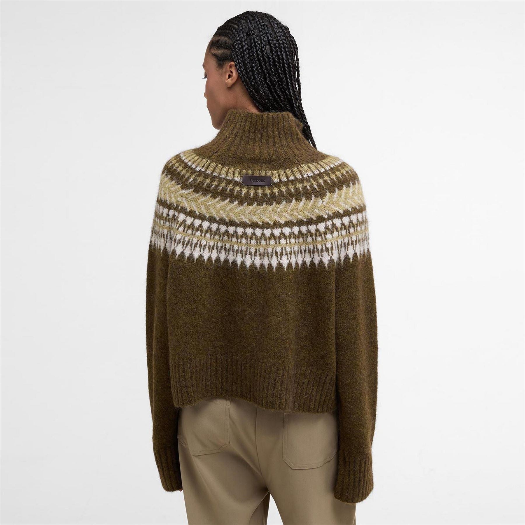 Barbour Fair Isle Roll Neck Jumper