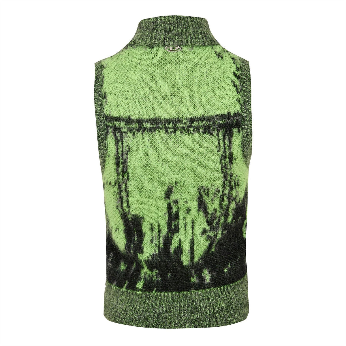 Diesel Sifnos Turtle Neck High Collar Sleeveless Vest