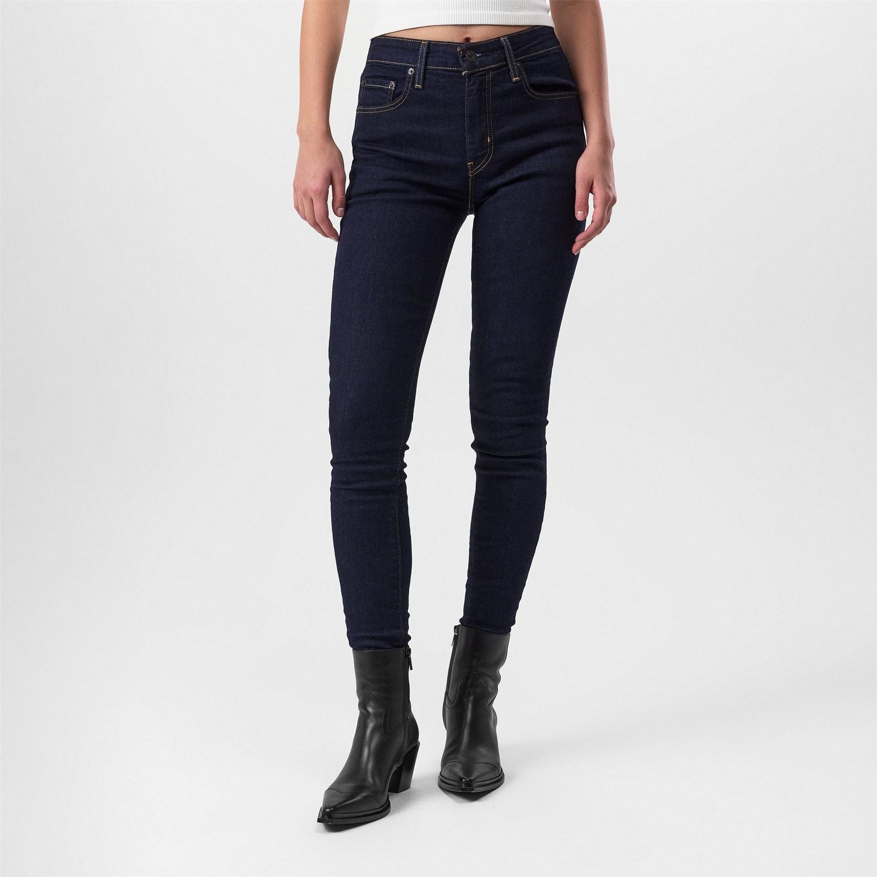Levis 721 High Rise Cotton Stretch Skinny Jeans