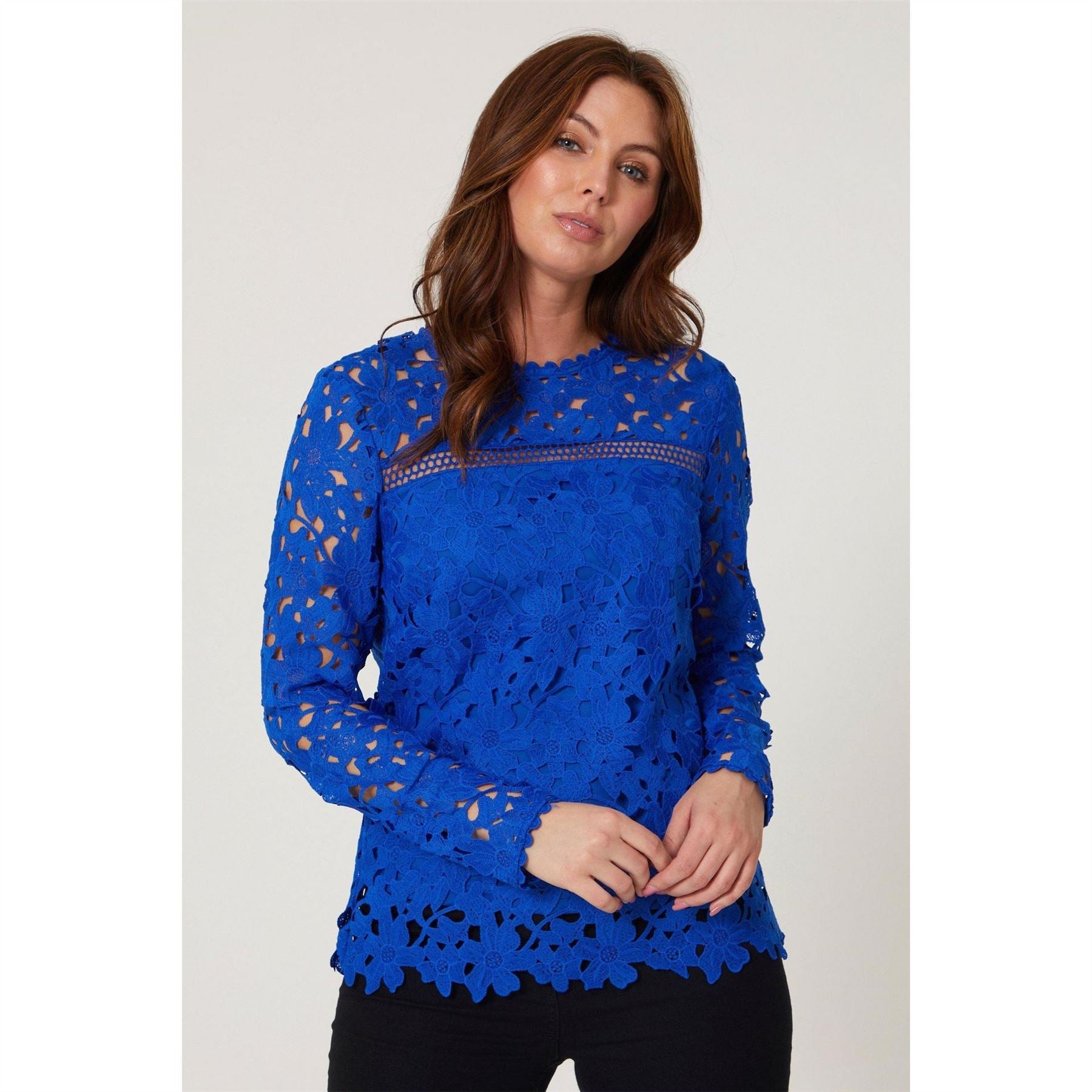 Be You Long Sleeve Lace Top