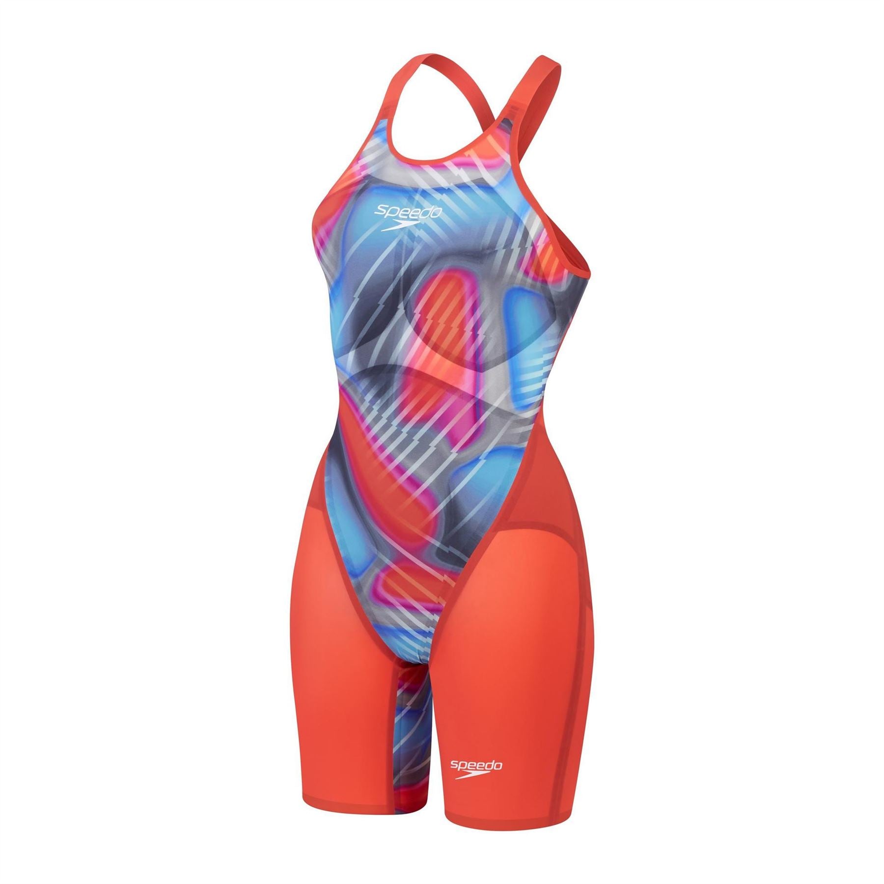 Speedo LZR Valor 2.0 Abstract Patterned Swimsuit