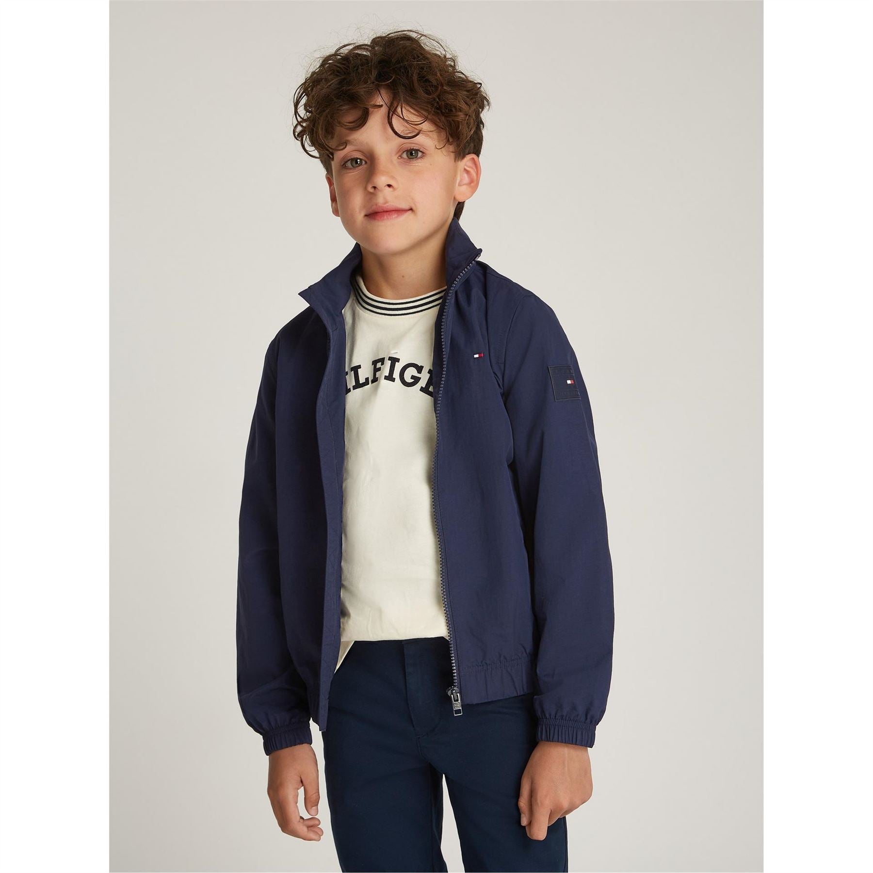 Tommy Hilfiger Solid Patterned Softshell Jacket
