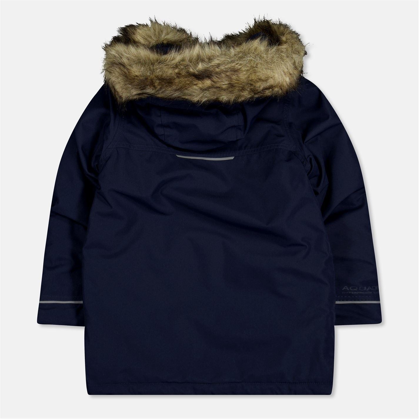 Craghoppers Corrib Solid Patterned Hooded Parka Jacket with Flap Pocket