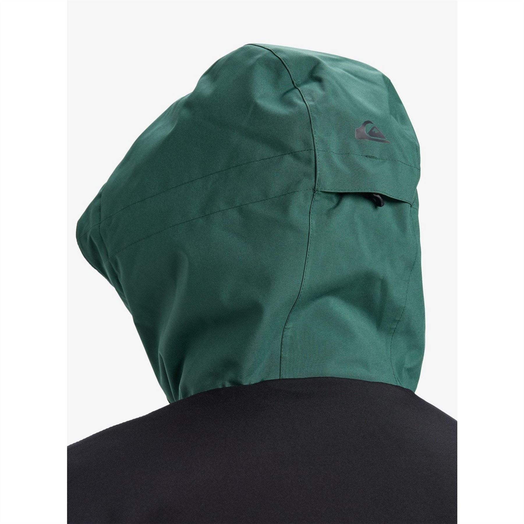 Quiksilver Titan Color Block Hooded Hook and Loop Ski Jacket