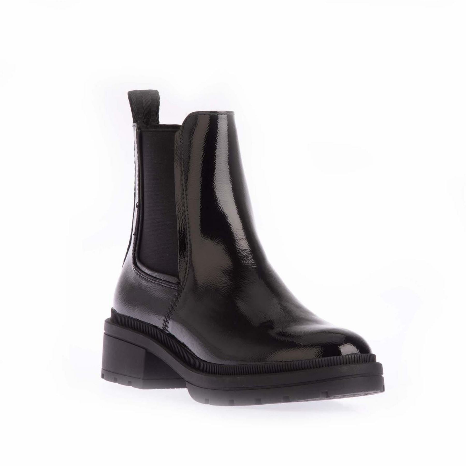 Rocket Dog Patent Chelsea Boots