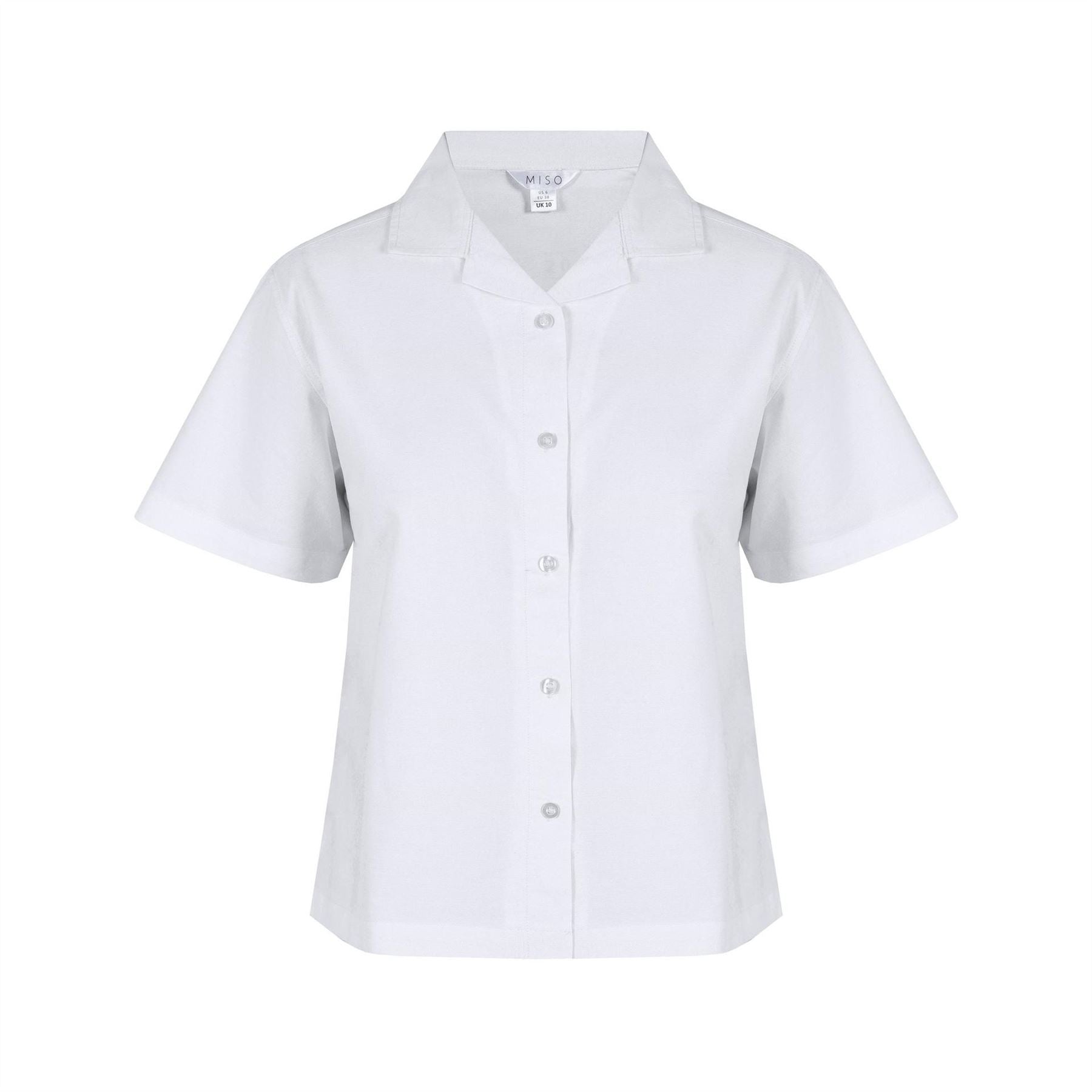 Miso Collared Neck Short Sleeve Shirt Casual Set