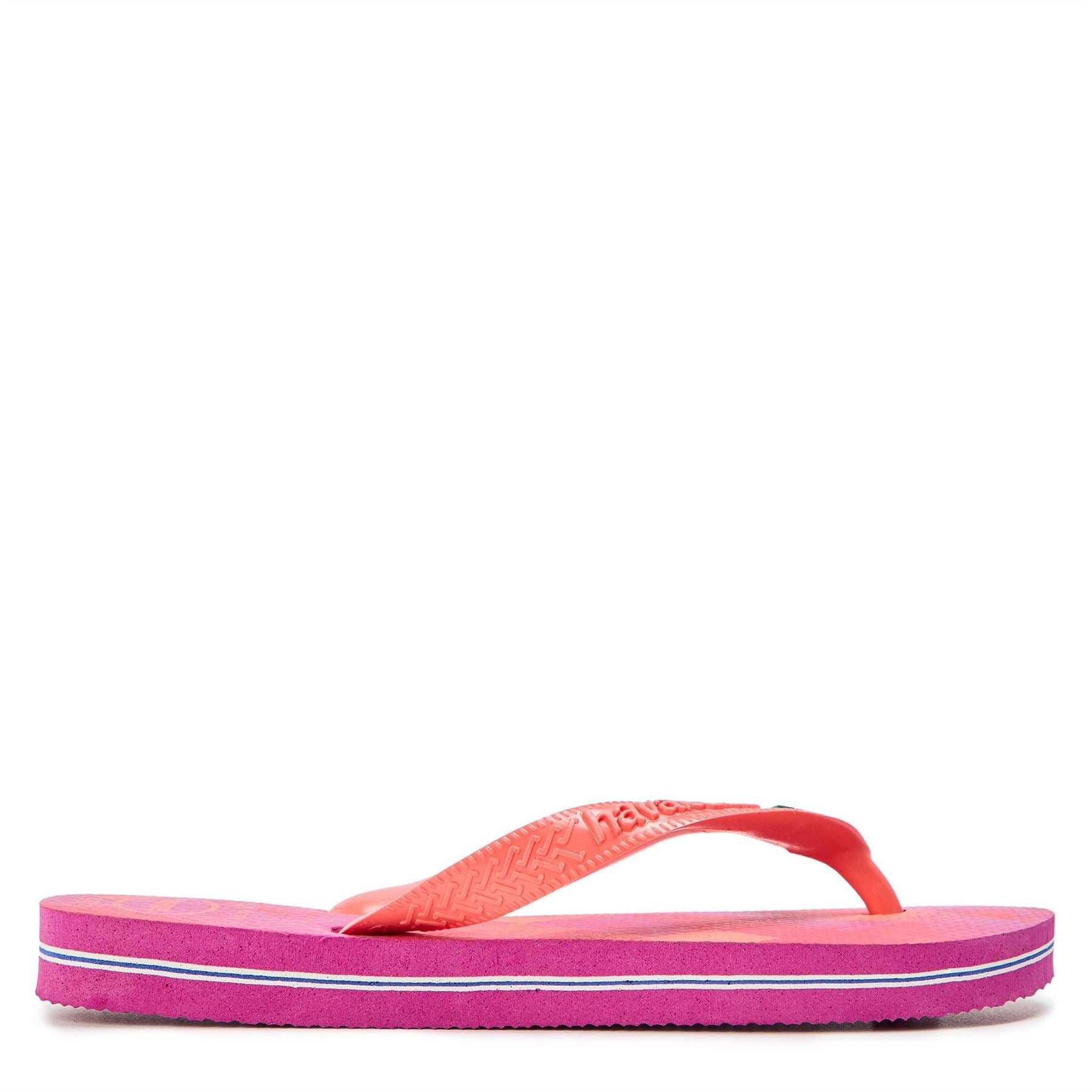 Havaianas Hav. Brasil Fresh Rose Gum 33 34 Flip Flops Womens