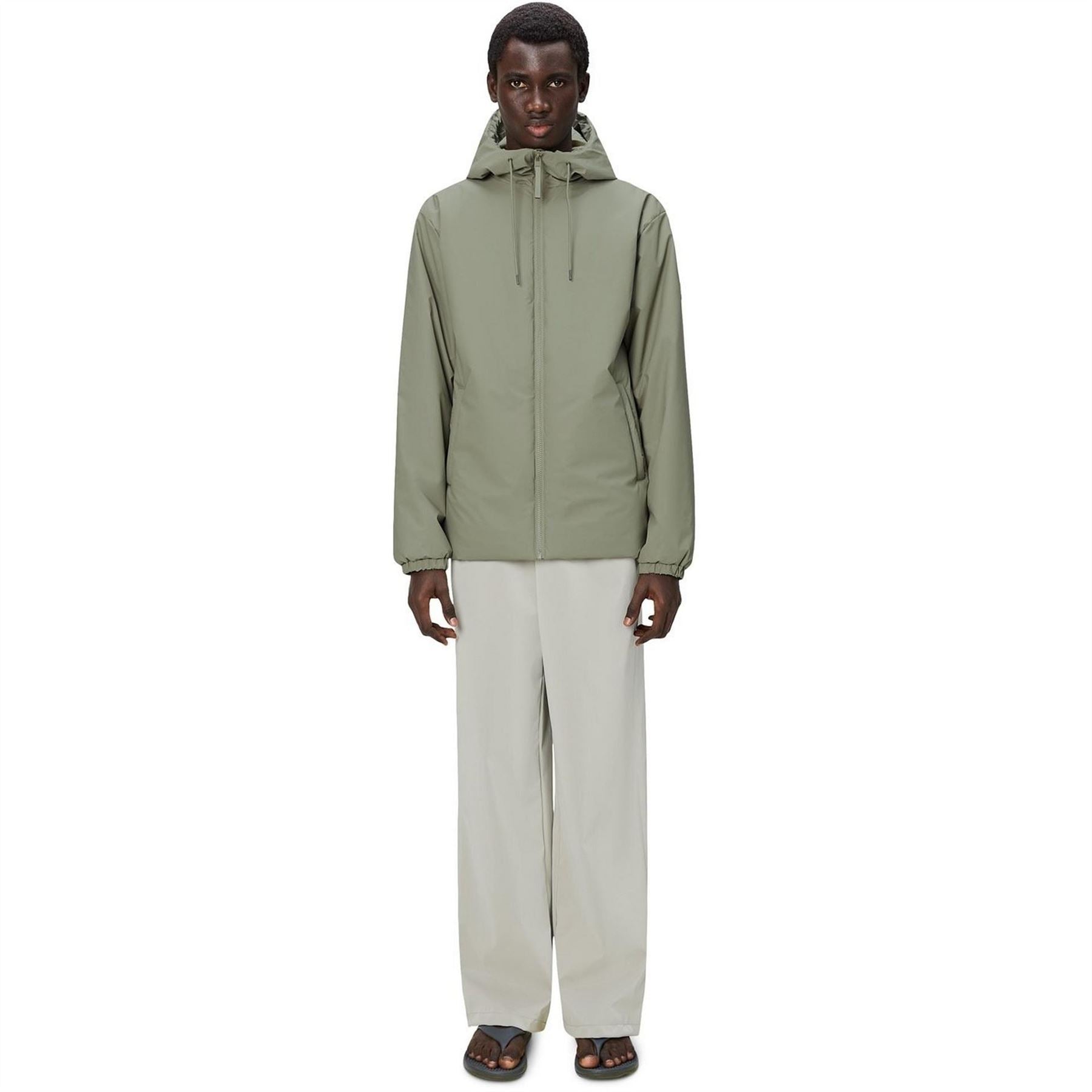 Rains Lohja Insulated Waterproof Hooded Rain Anorak