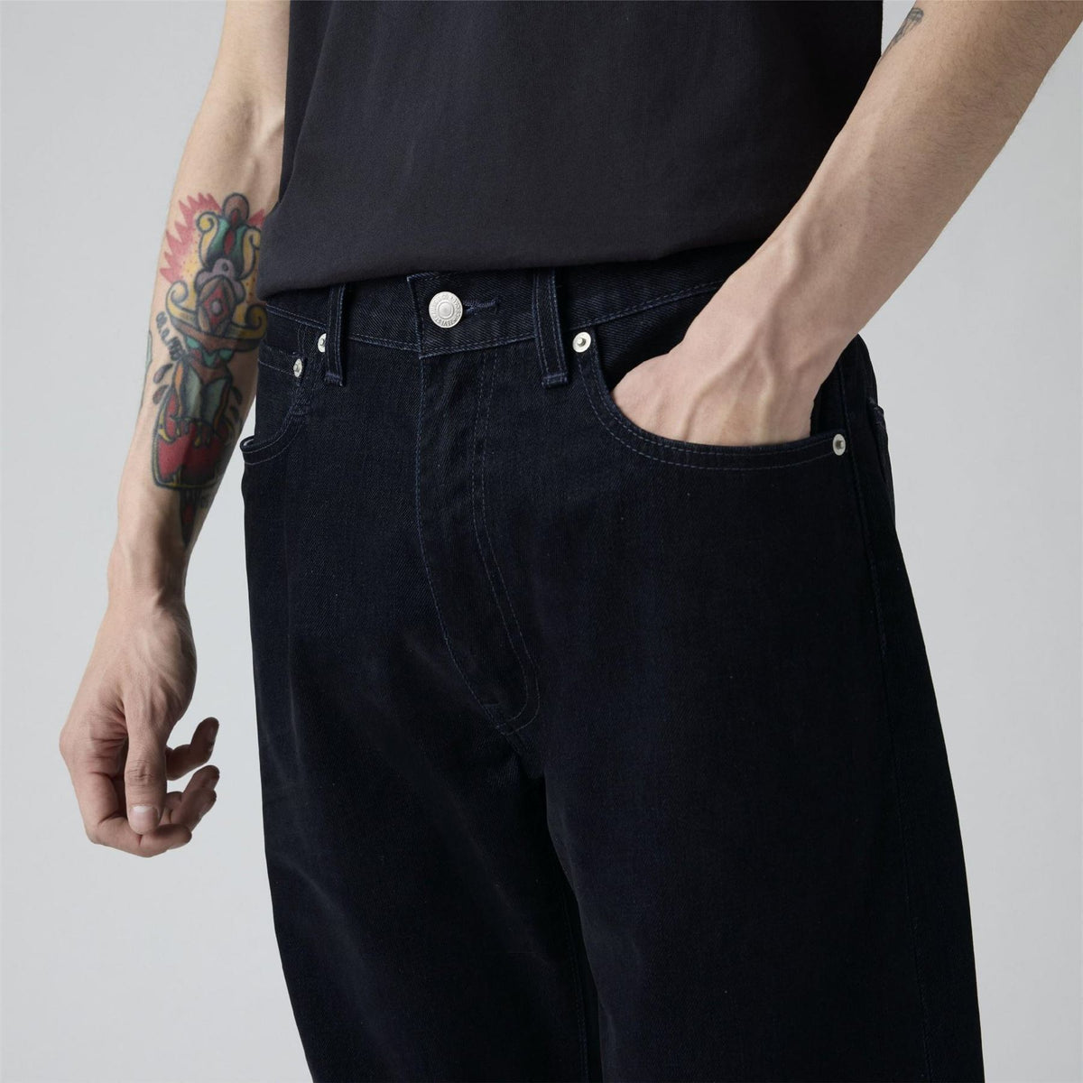 Levis 555 Relaxed Fit Five Pocket Jeans