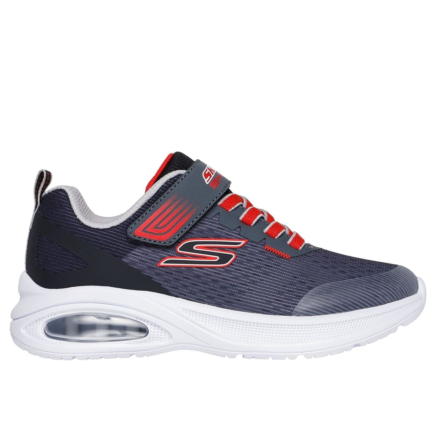 Skechers Lightweight Gore  And  Strap Sneaker W Runners Boys