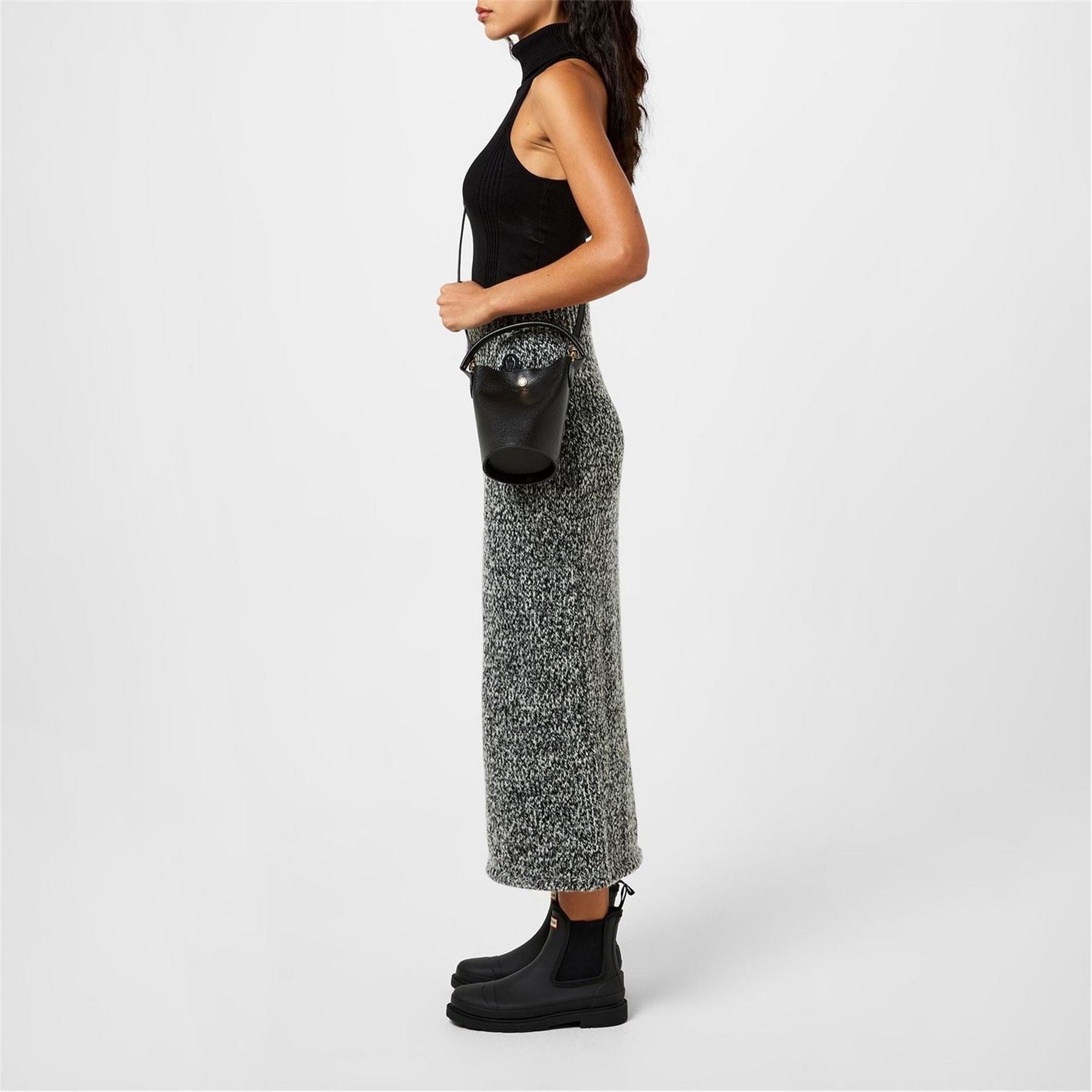 Hunter Comando Chelsea Block Heel Boots
