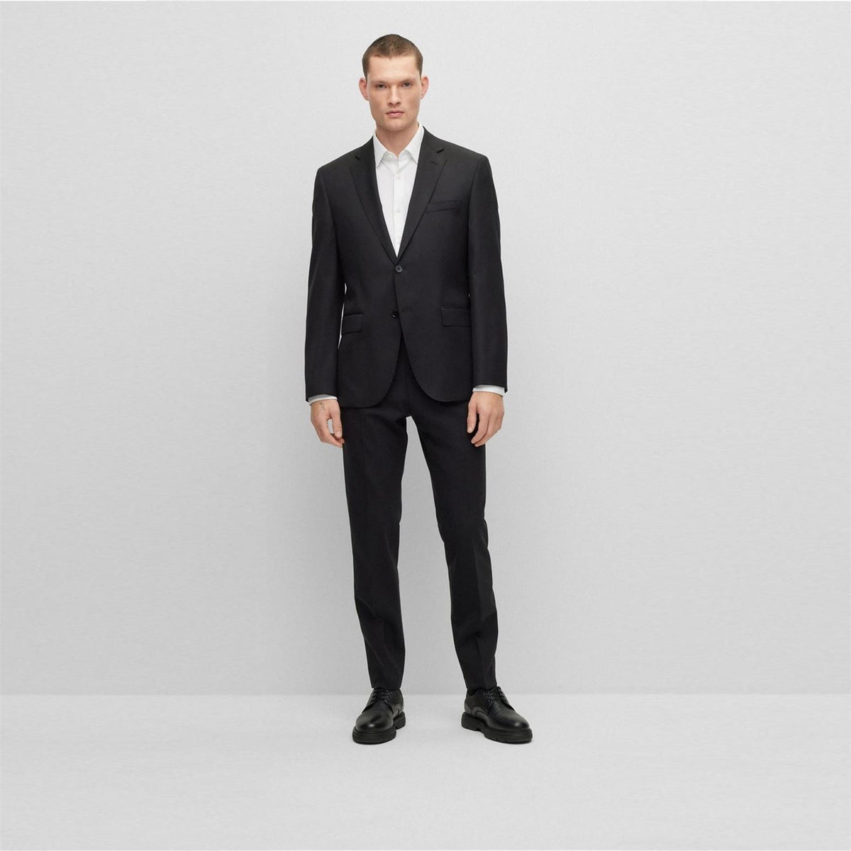 Boss Slim Fit Collared Long Sleeve Oxford Shirt