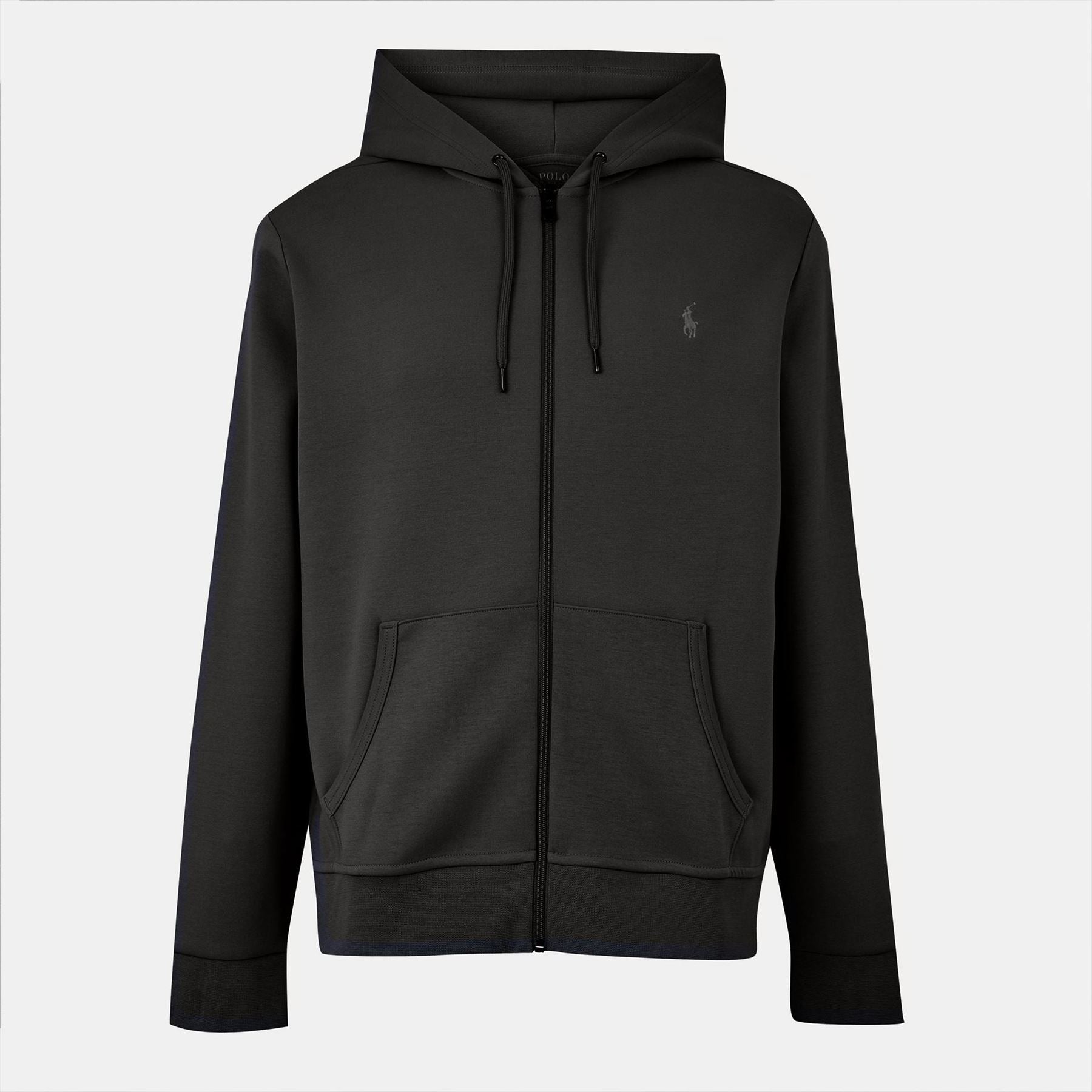 Polo Ralph Lauren Luxetech Hooded Drawstring Solid Patterned Zipped Pocket Jacket