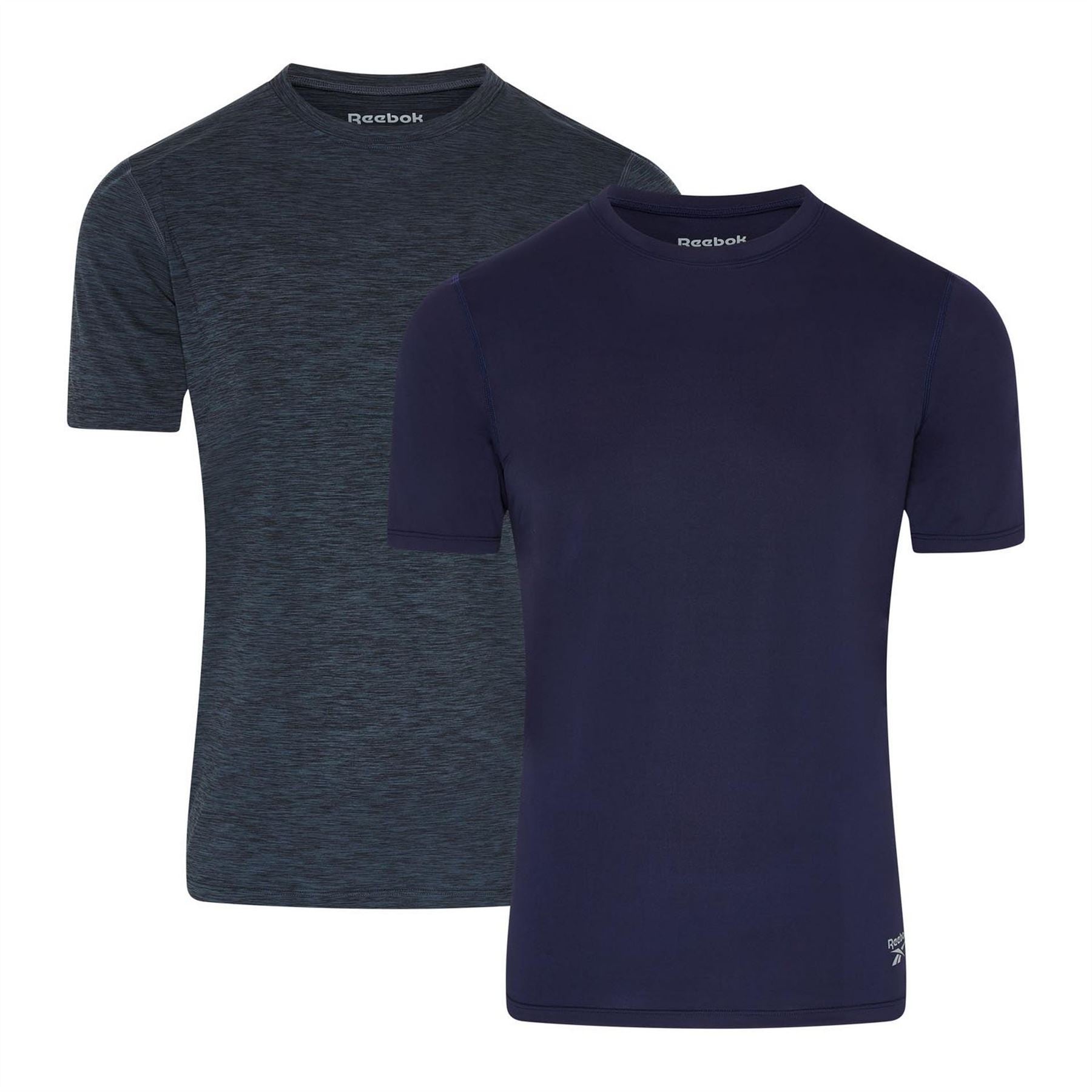 Reebok Mens 2 Pack T-Shirts Clancy