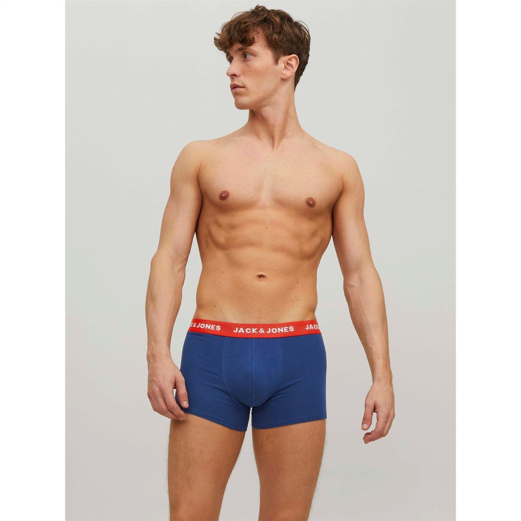 Jack and Jones Lee 5 Pack Plain Trunk