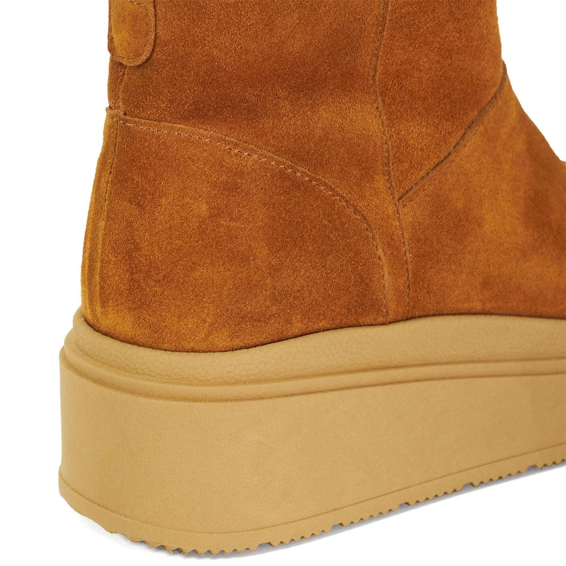 Dune London Podsey Faux Shearling Lined Platform Boots