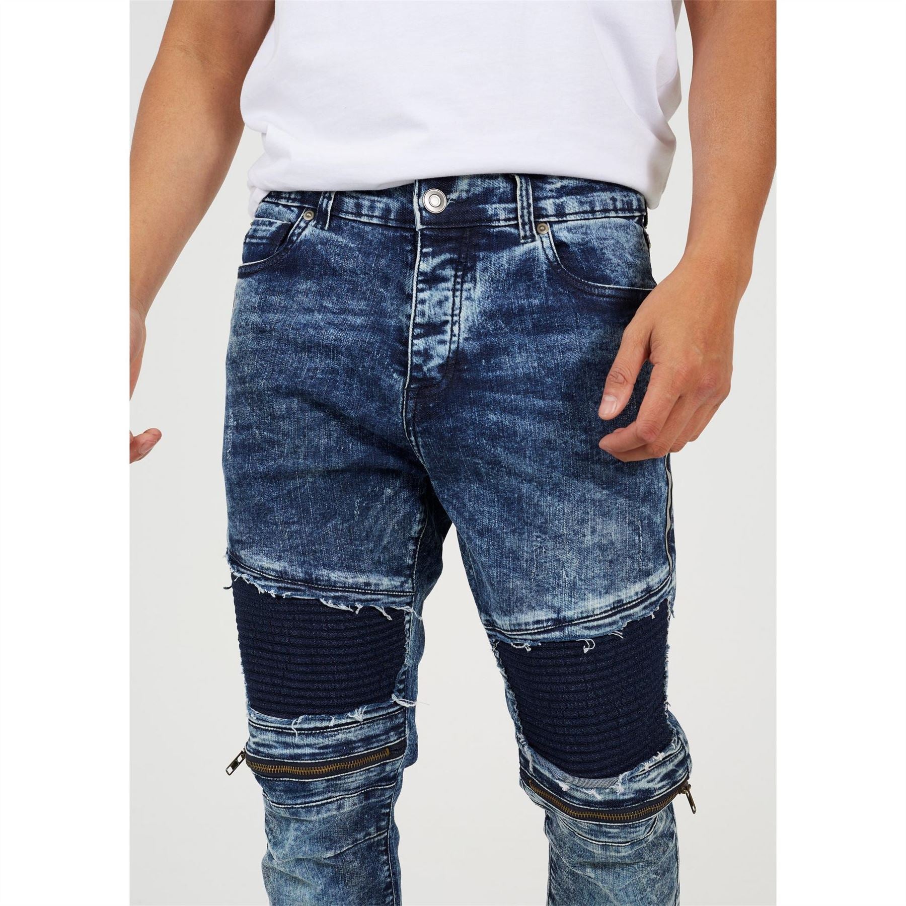 Brave Soul Wash Biker Jean