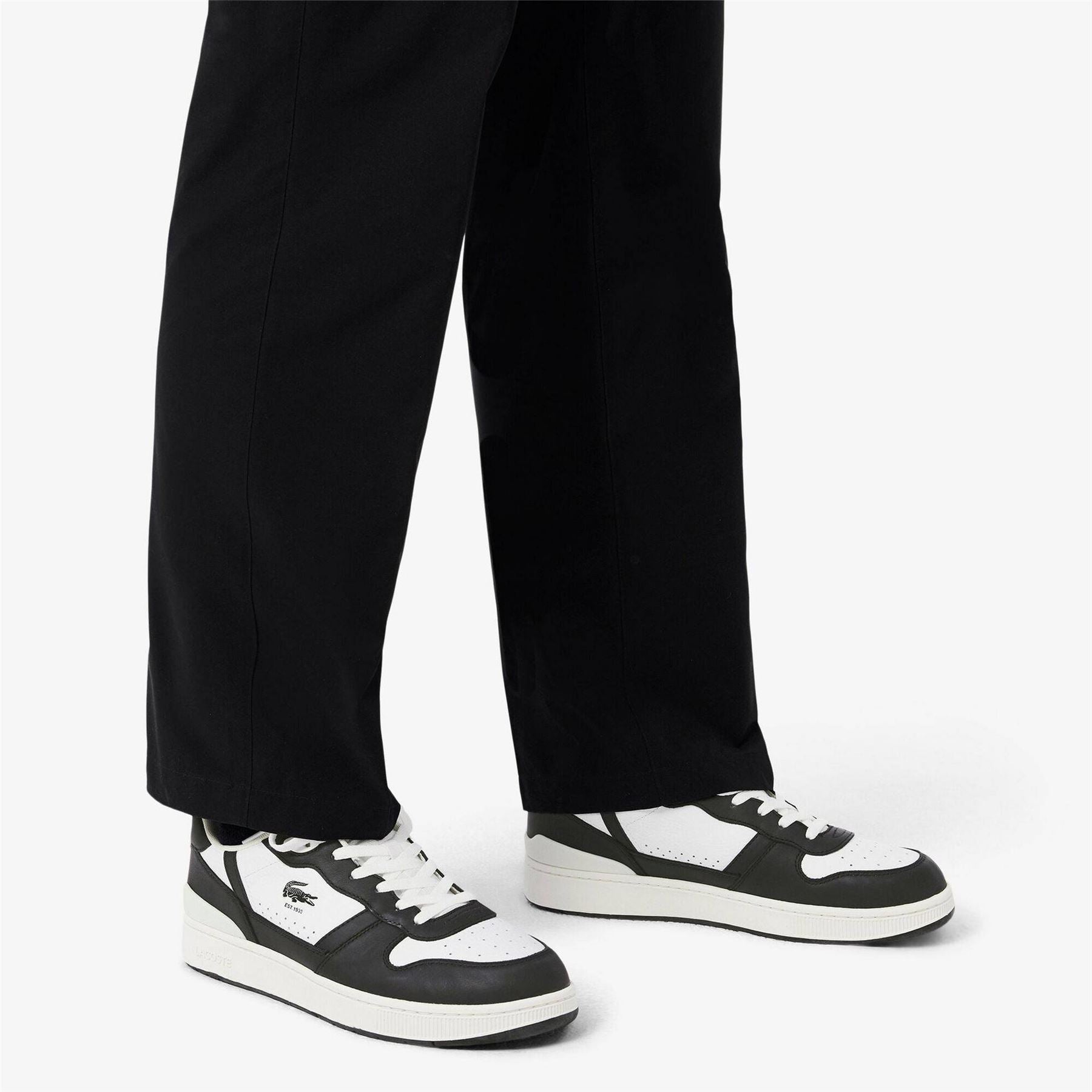 Lacoste T Clip Low Top Built-In Heel Sneakers