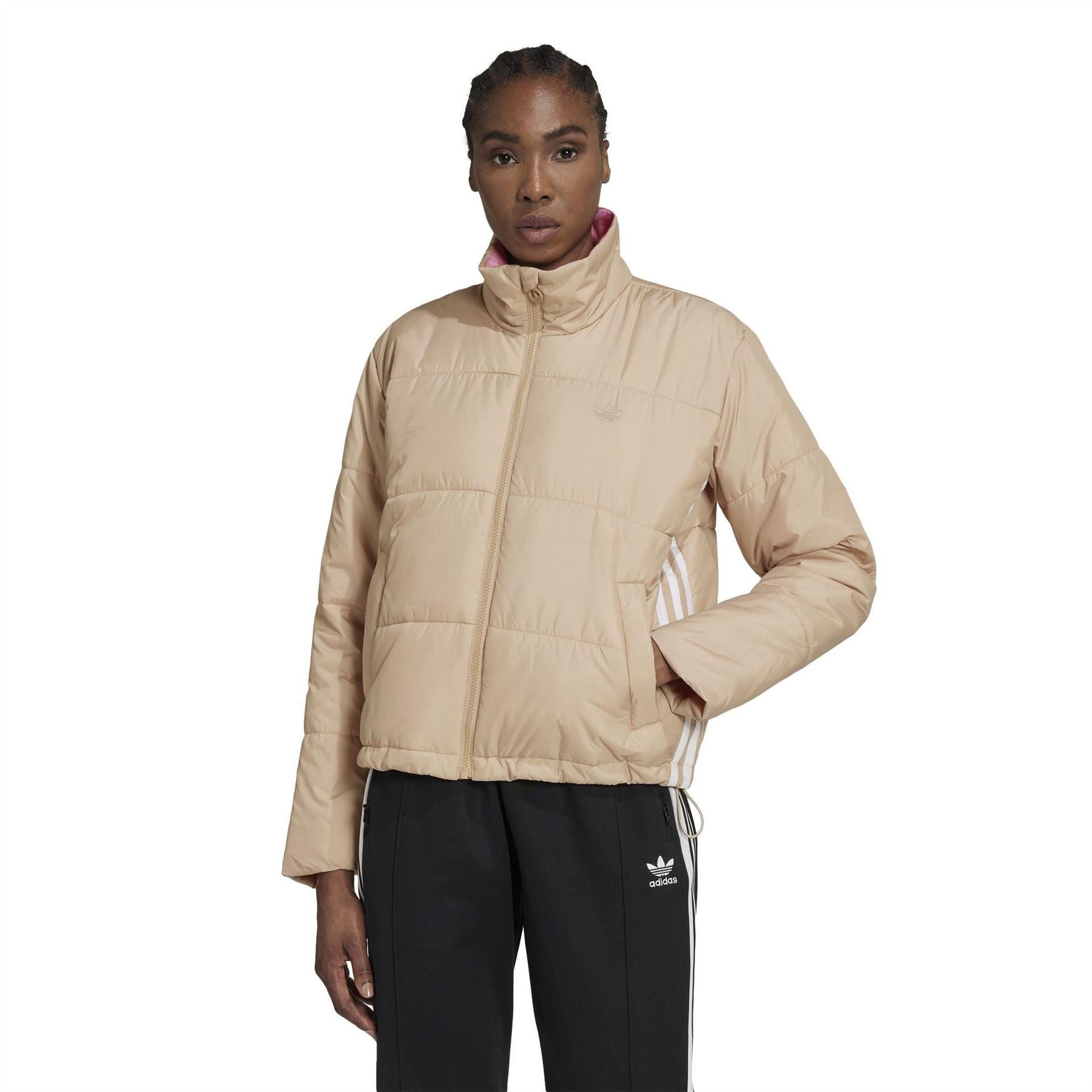 adidas Originals Short High Neck Regular Fit Jacket