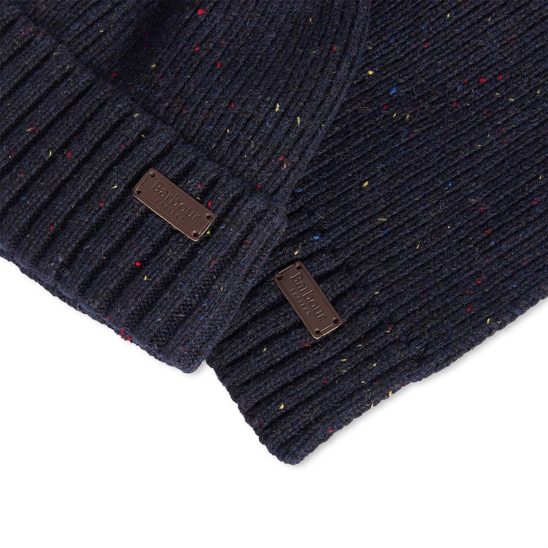 Barbour Fleck Beanie  And  Scarf Gift Set