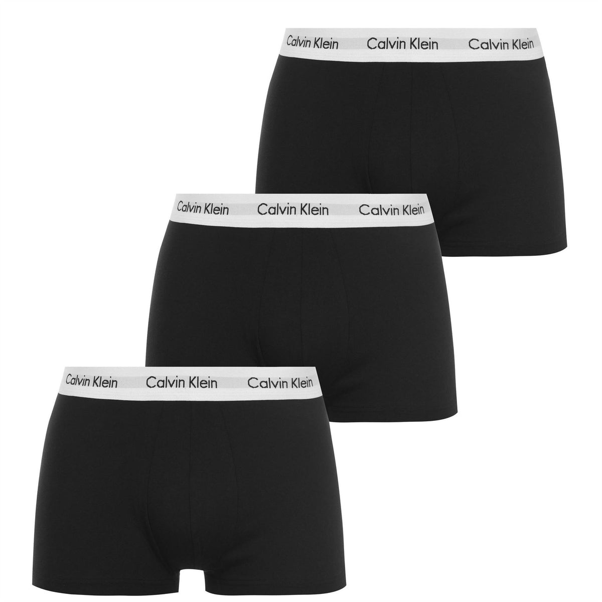 Calvin Klein Mens 3 Pack Low Rise Boxer Shorts