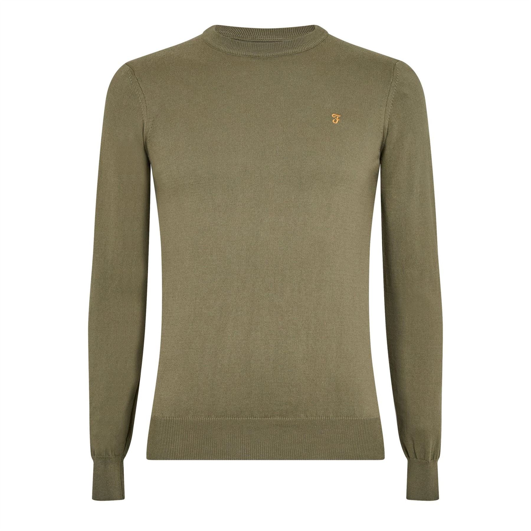 Farah Mullen Crew Neck Regular Fit Sweater