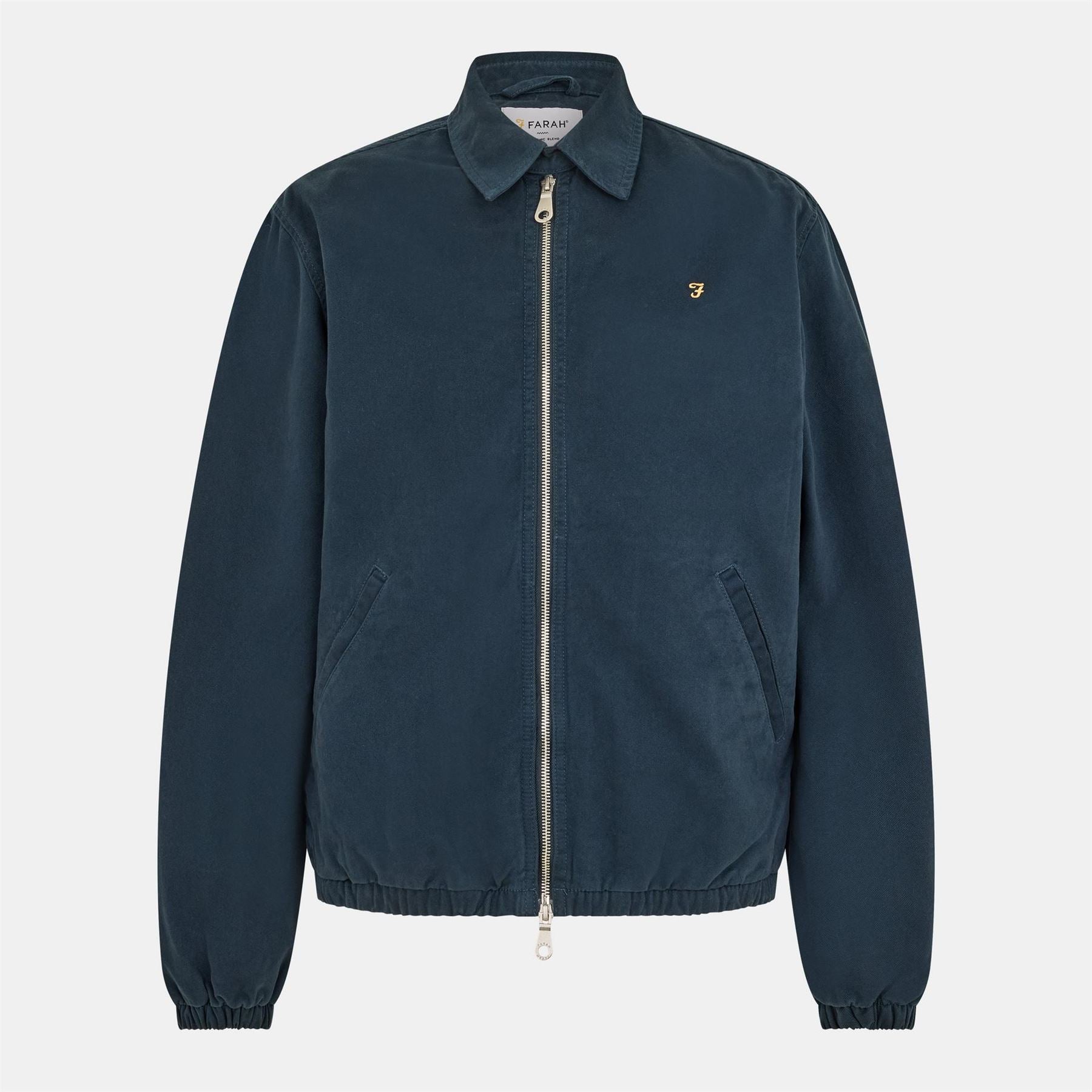 Farah Cane Solid Patterned Overshirt