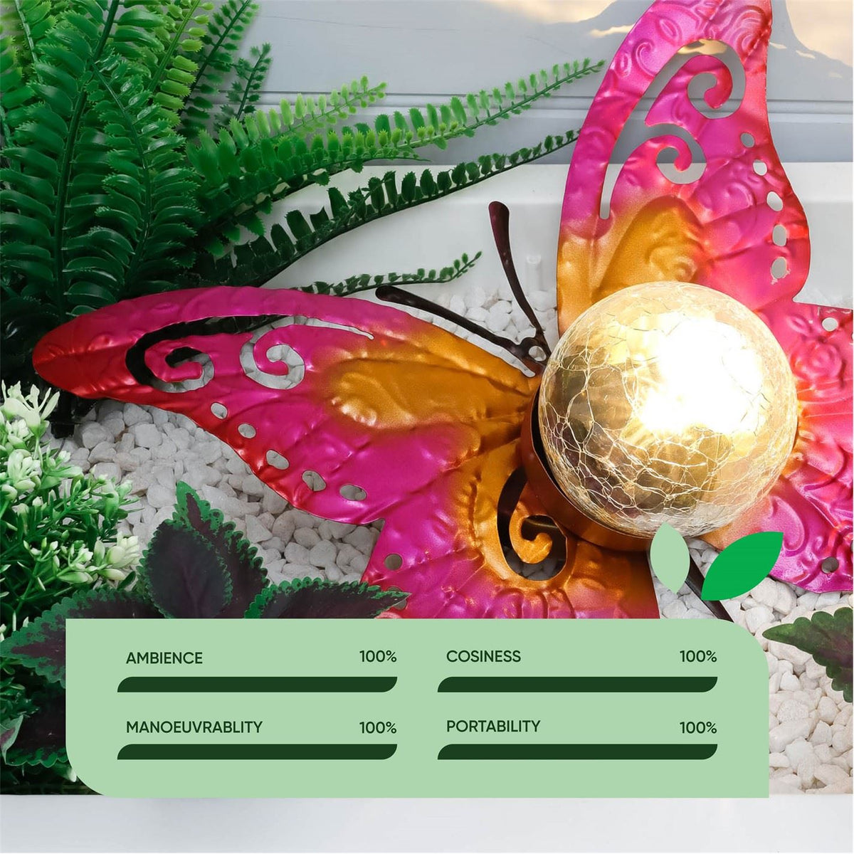Streetwize Butterfly Solar Lights