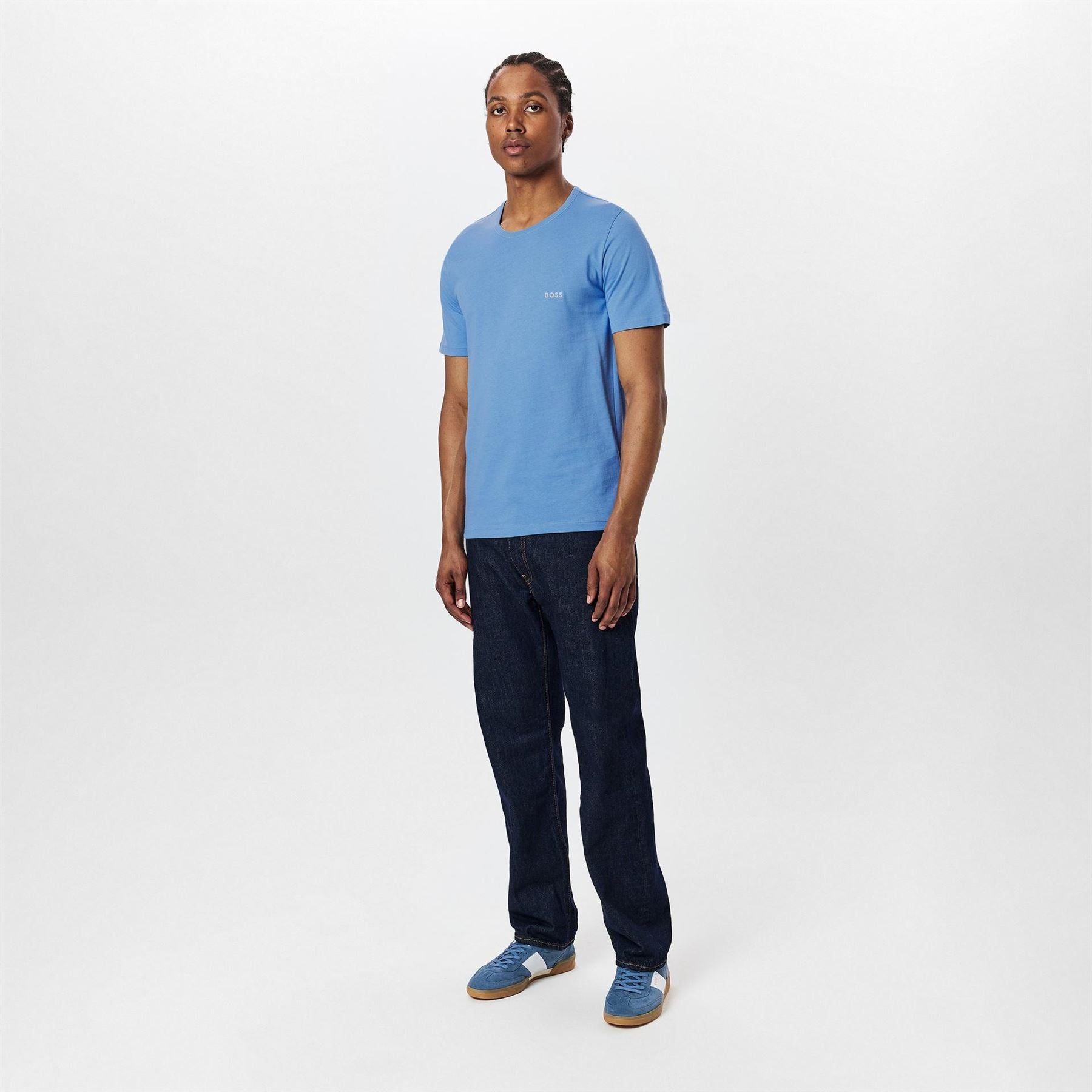 Boss BOSS Bodywear 3 Pack Premium Cotton T Shirts   Crew Neck