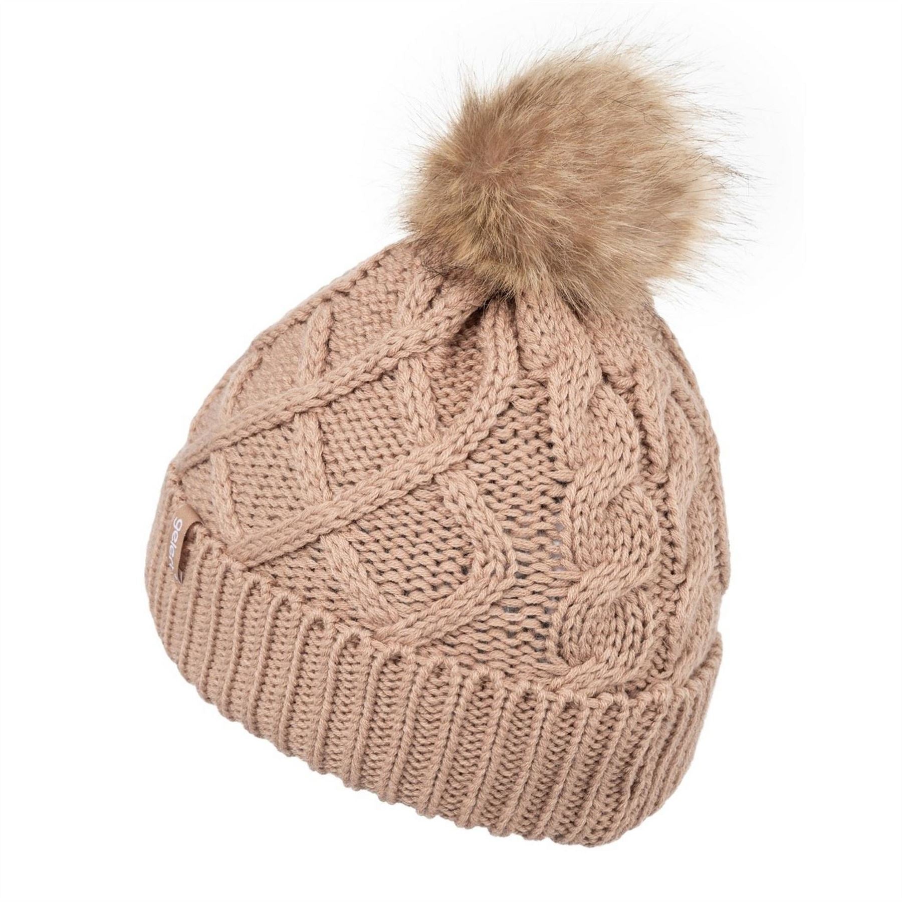 Gelert Womens Knitt Pom Beanie