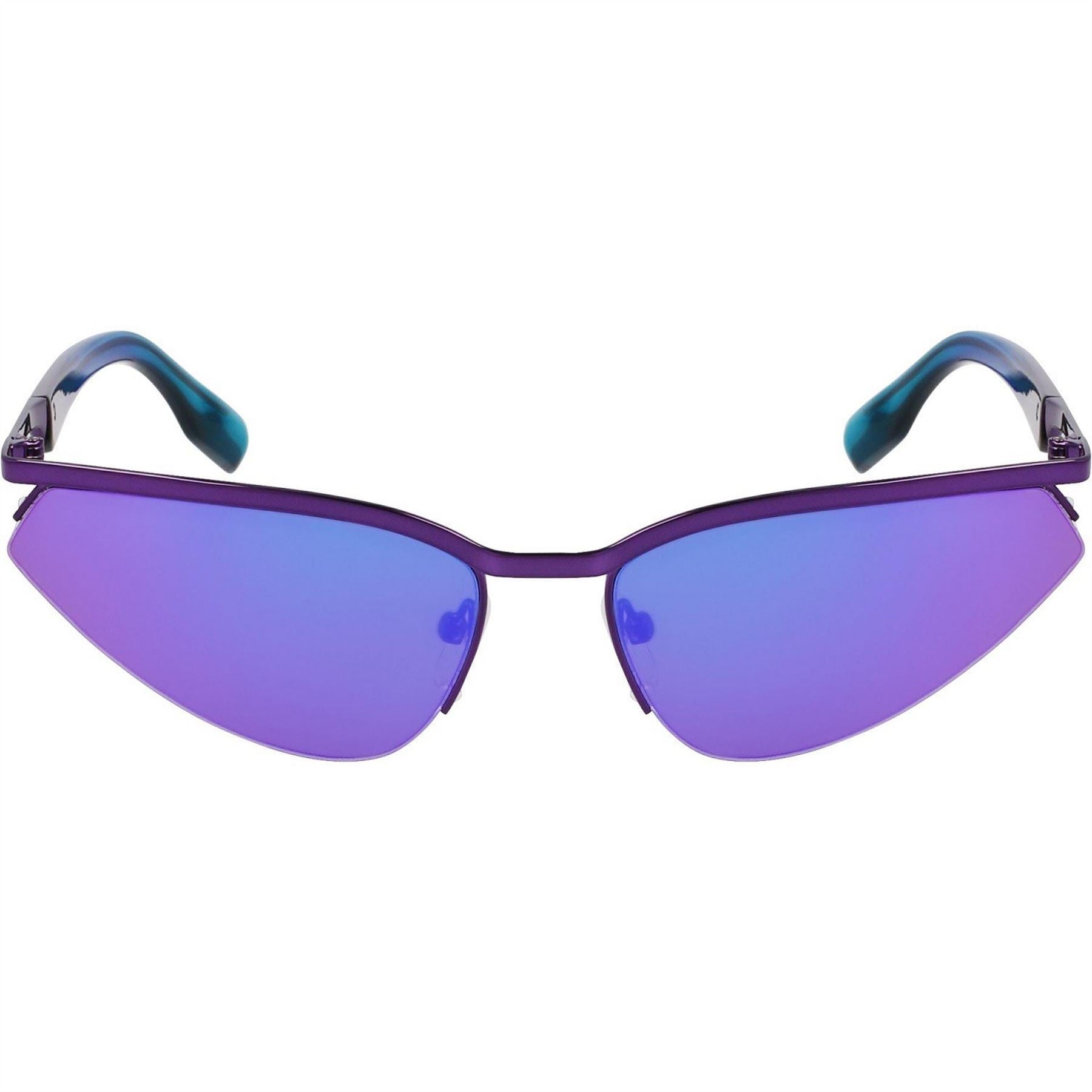 Karl Lagerfeld Rectangle Half Rim Sunglasses