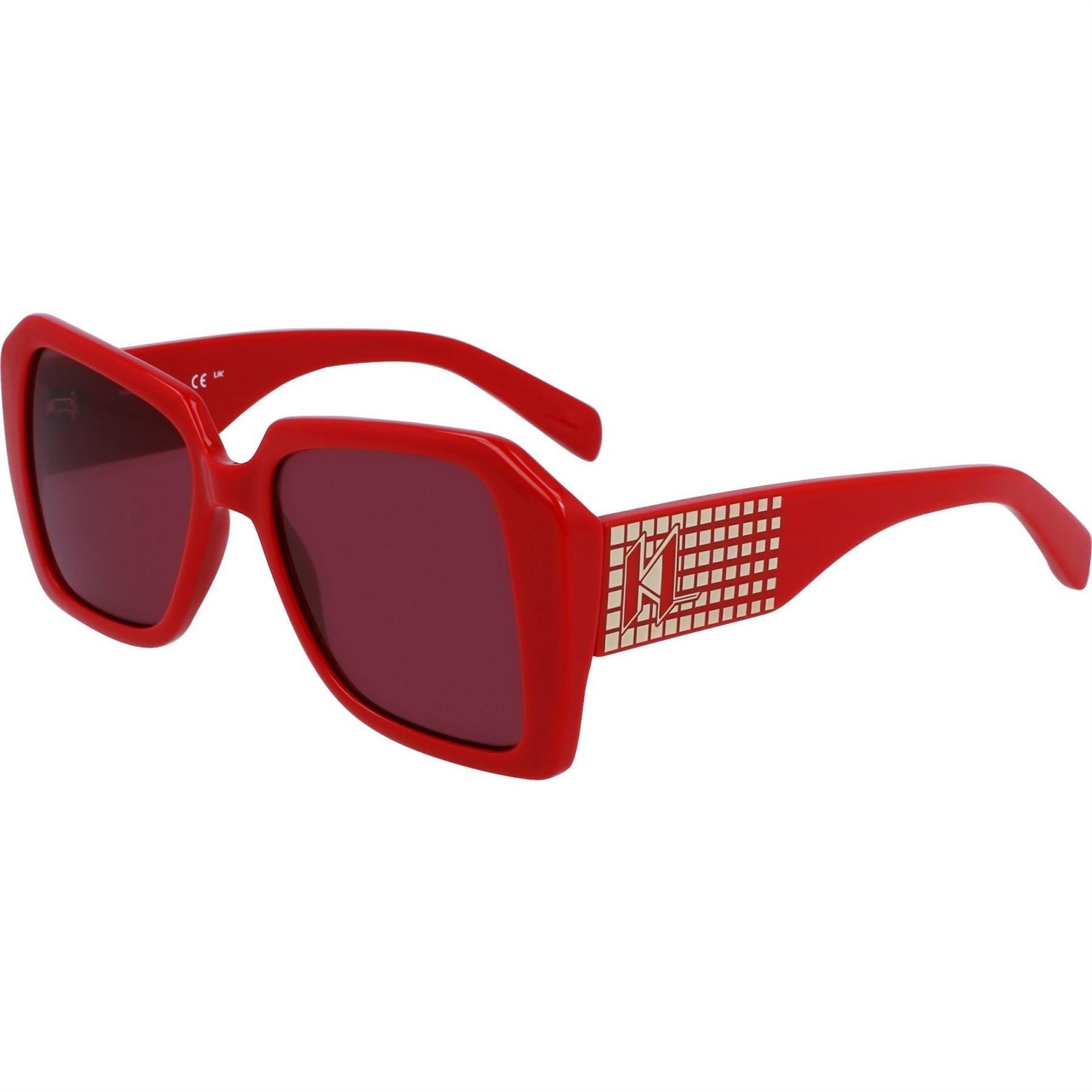 Karl Lagerfeld Rectangle Full Rim Sunglasses