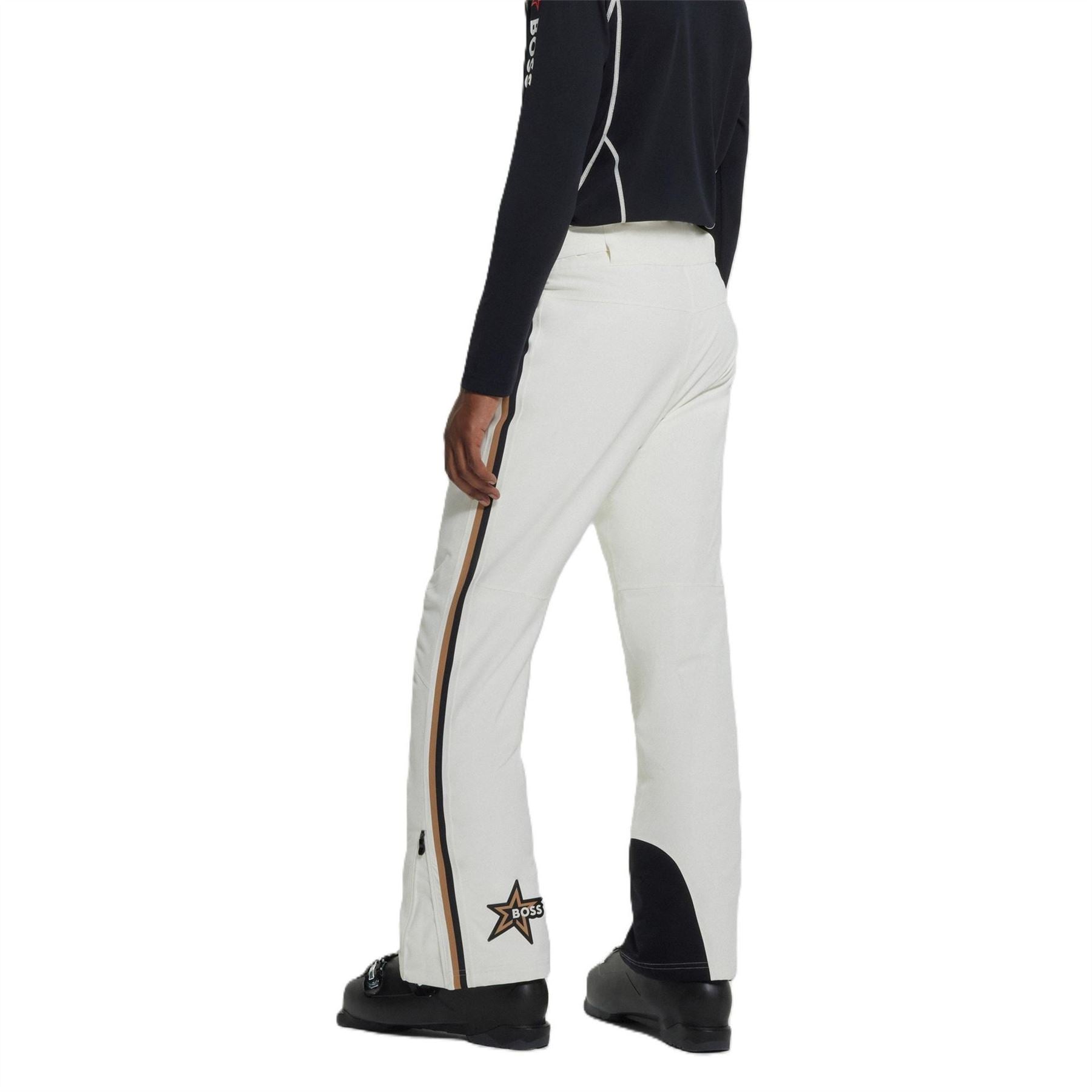 Boss Solid Patterned Regular Fit Ski Salopette