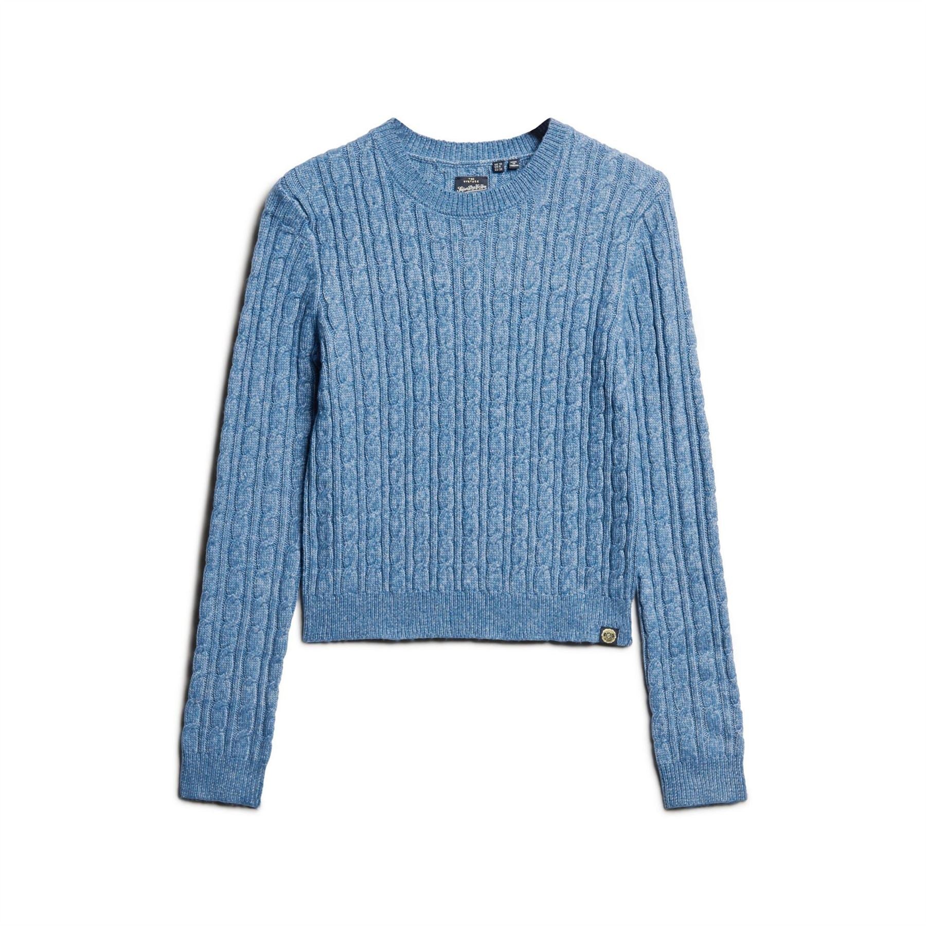Superdry Cable Crew Neck Regular Fit Sweater