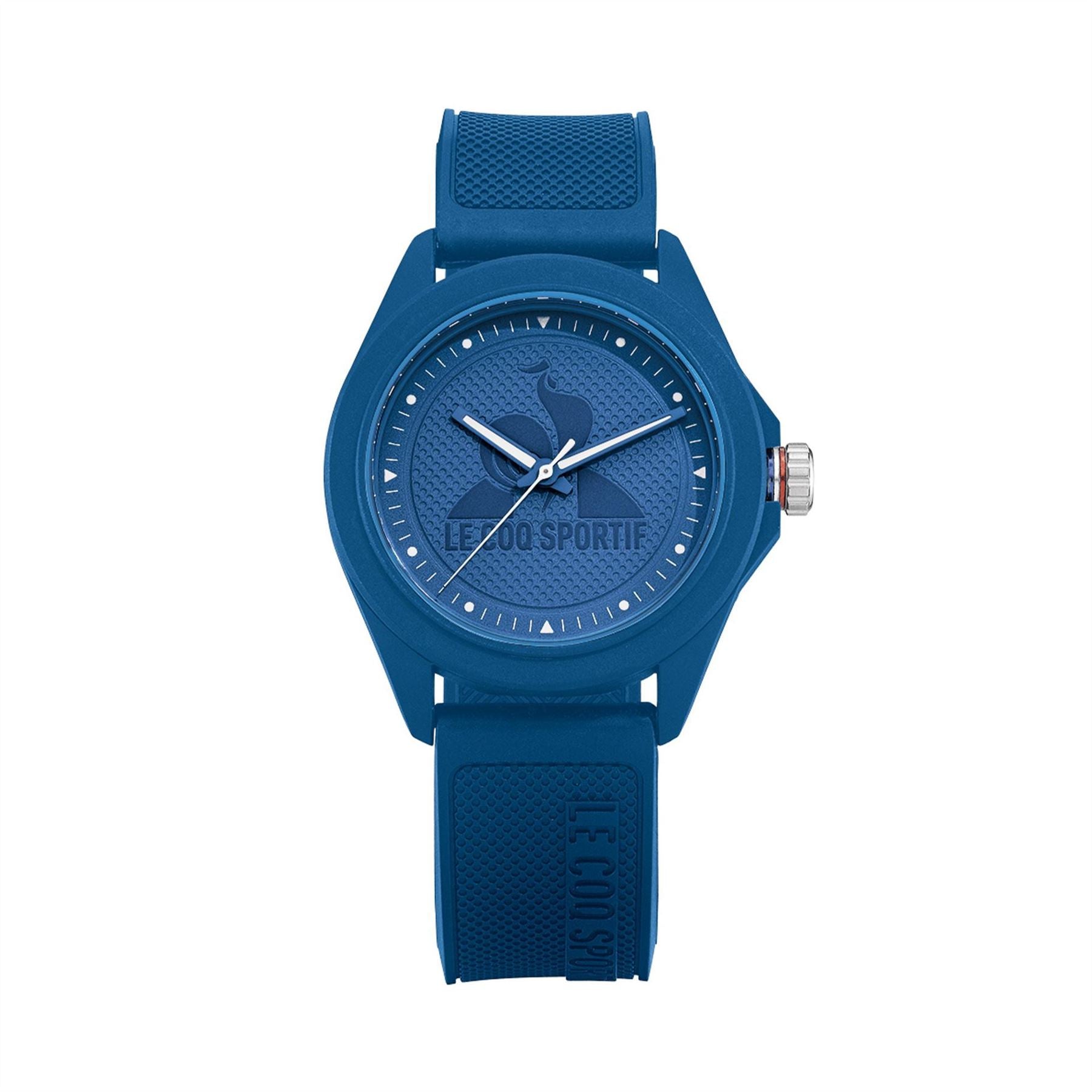 Le Coq Sportif Monochrome Blue Plastic Strap Digital Watch