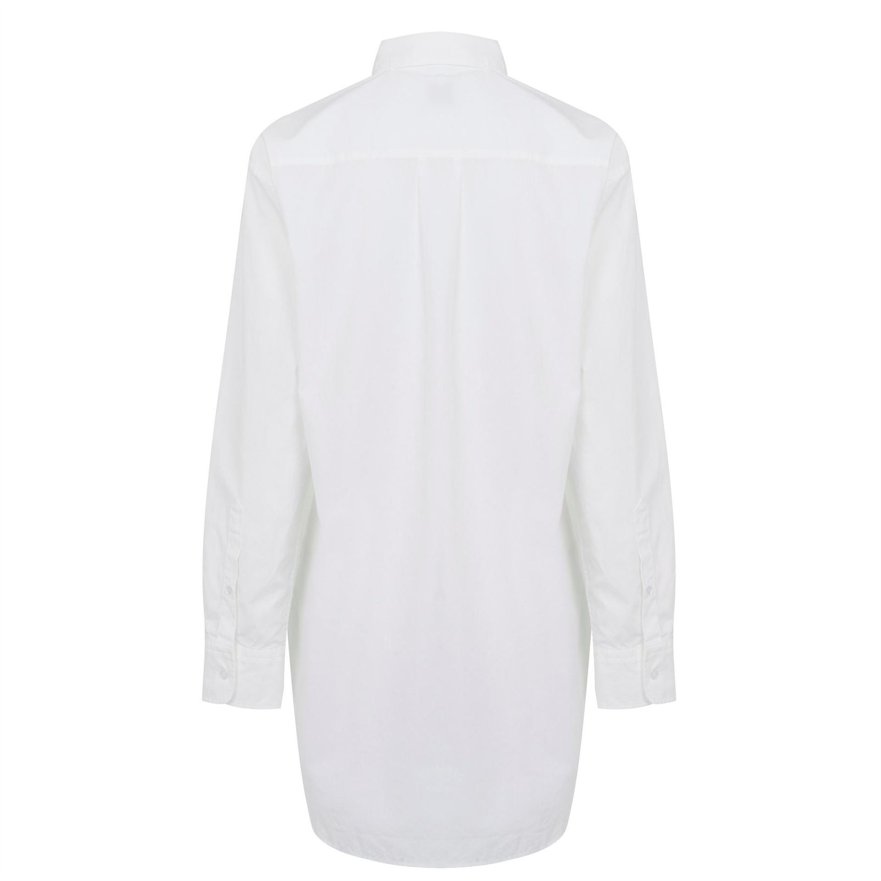 Boss Bostucci Button Down Blouse, Lightweight Semi Sheer Cotton Shirt