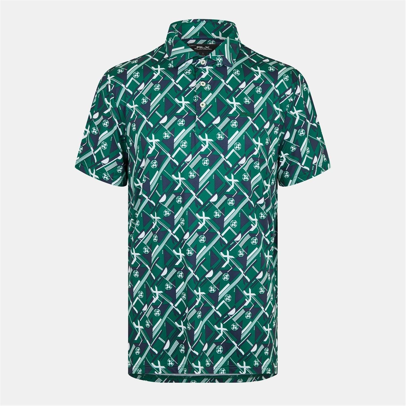 Polo Ralph Lauren Rlx Graphic Short Sleeve Performance Polo Shirt
