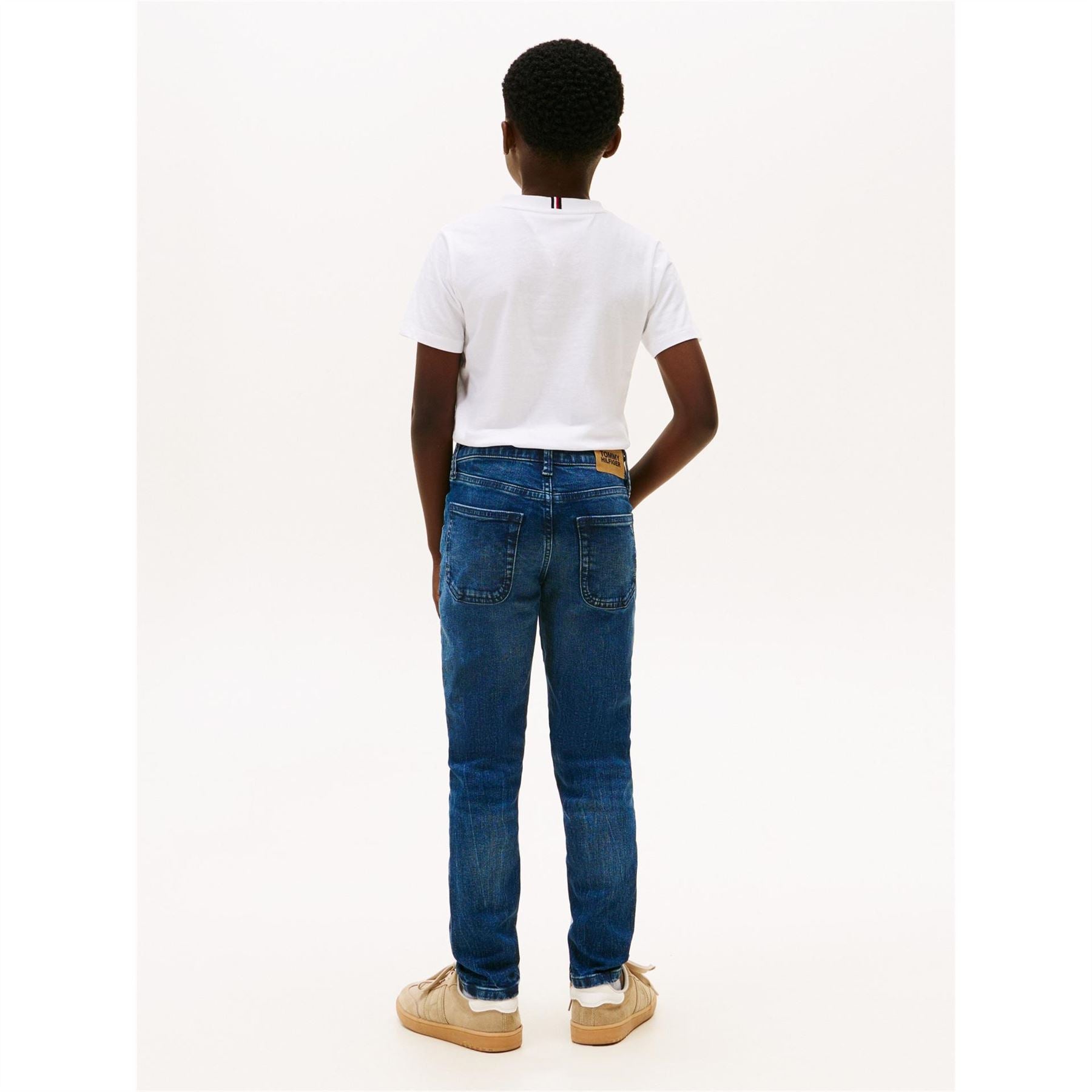 Tommy Hilfiger Mid Rise Straight Leg Jeans