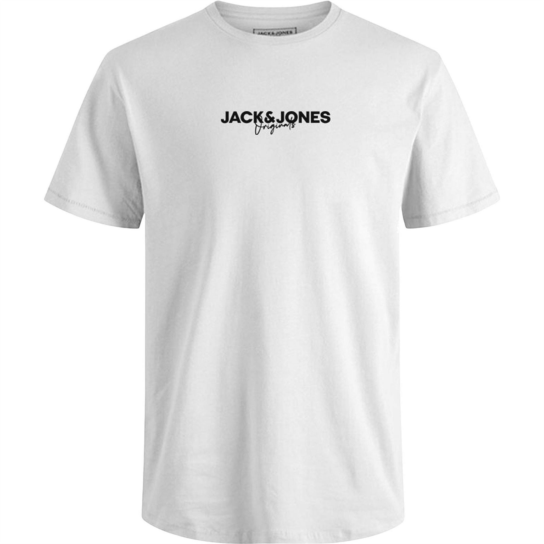 Jack and Jones Mens 5 Pack Short Sleeve T-Shirt