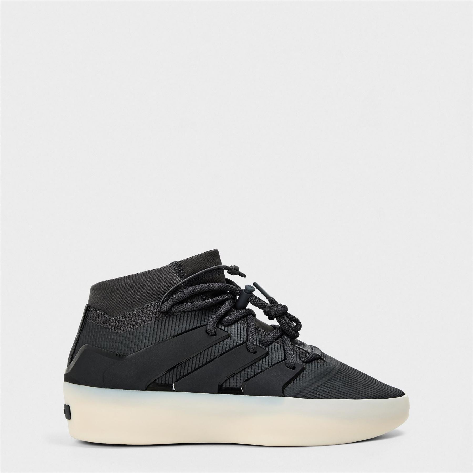adidas Athlec Mid Top Lace-Up Ribbed Sneakers