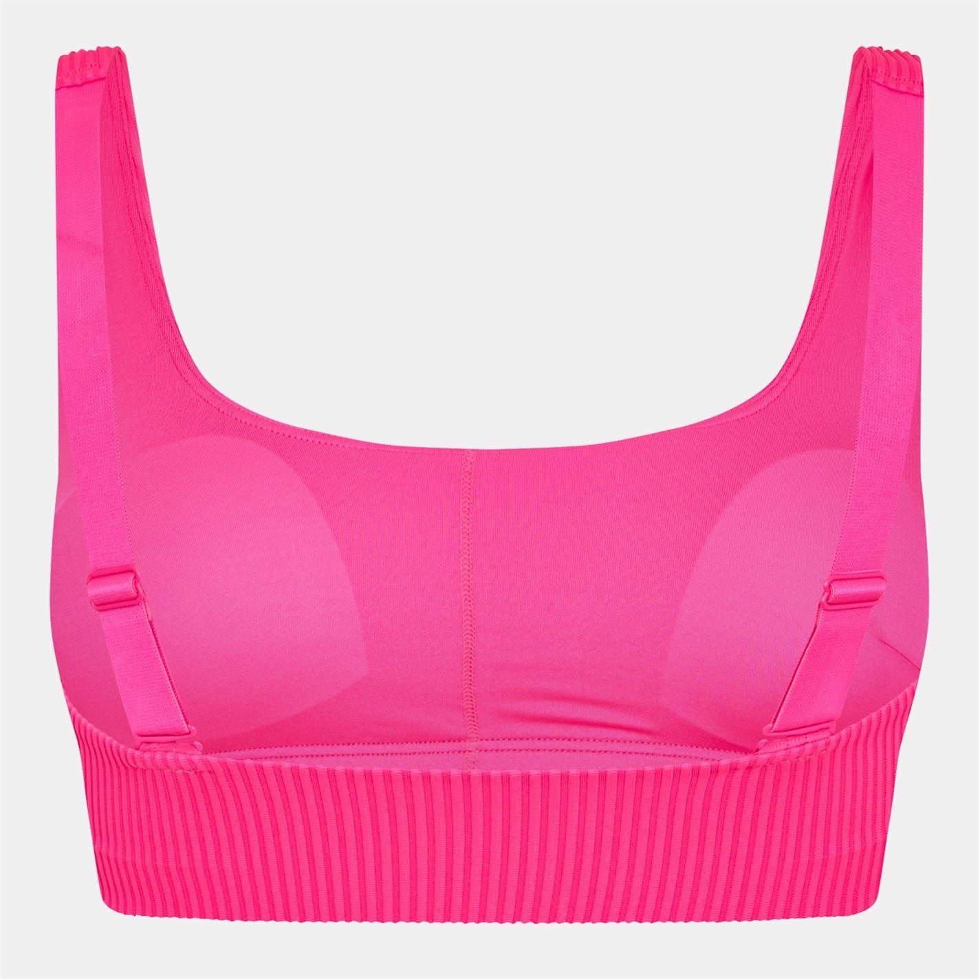 Puma Womens Ribbed Scoop Neck Bikini Top