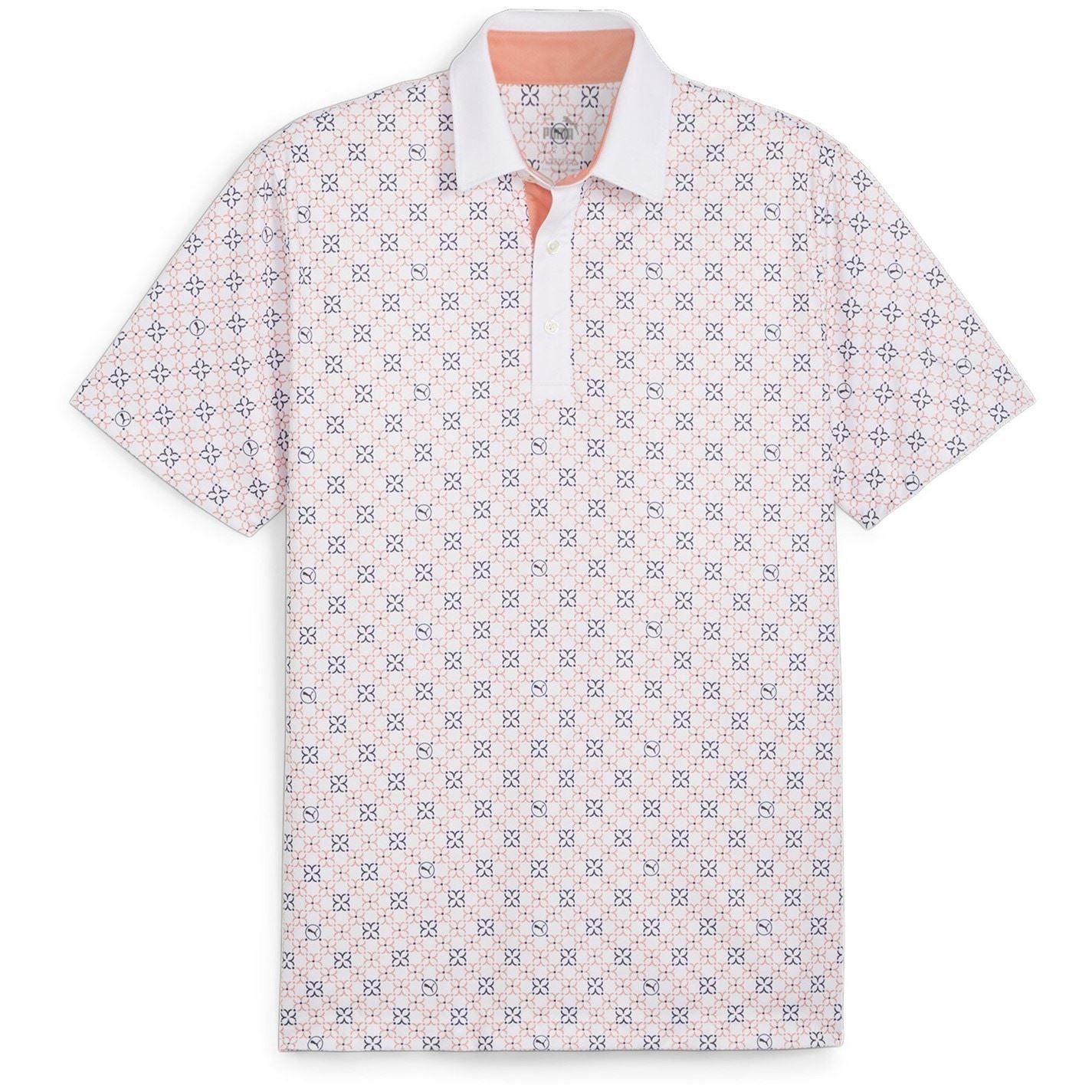 Puma Pure Monogram Short Sleeve Performance Polo Shirt