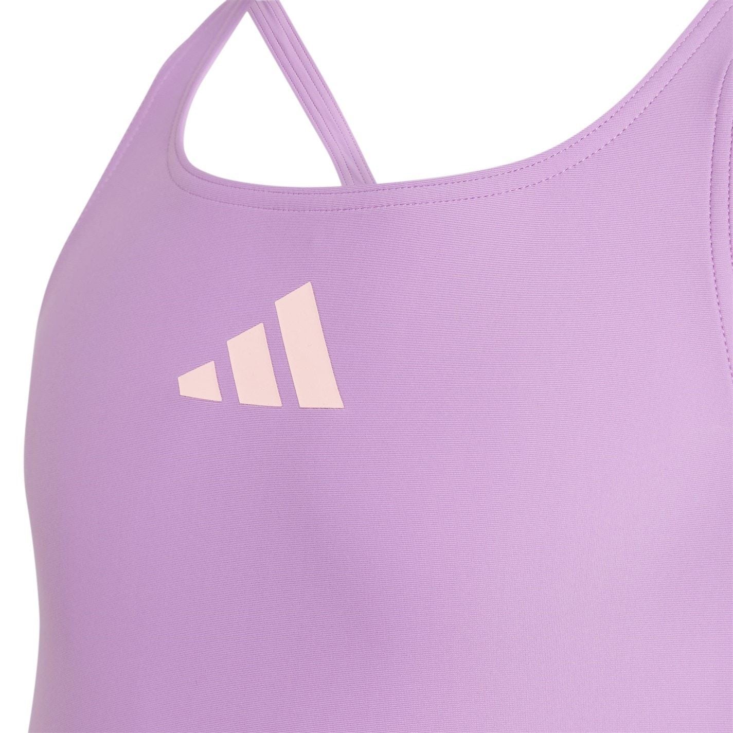 adidas Solid Small Logo Swimsuit