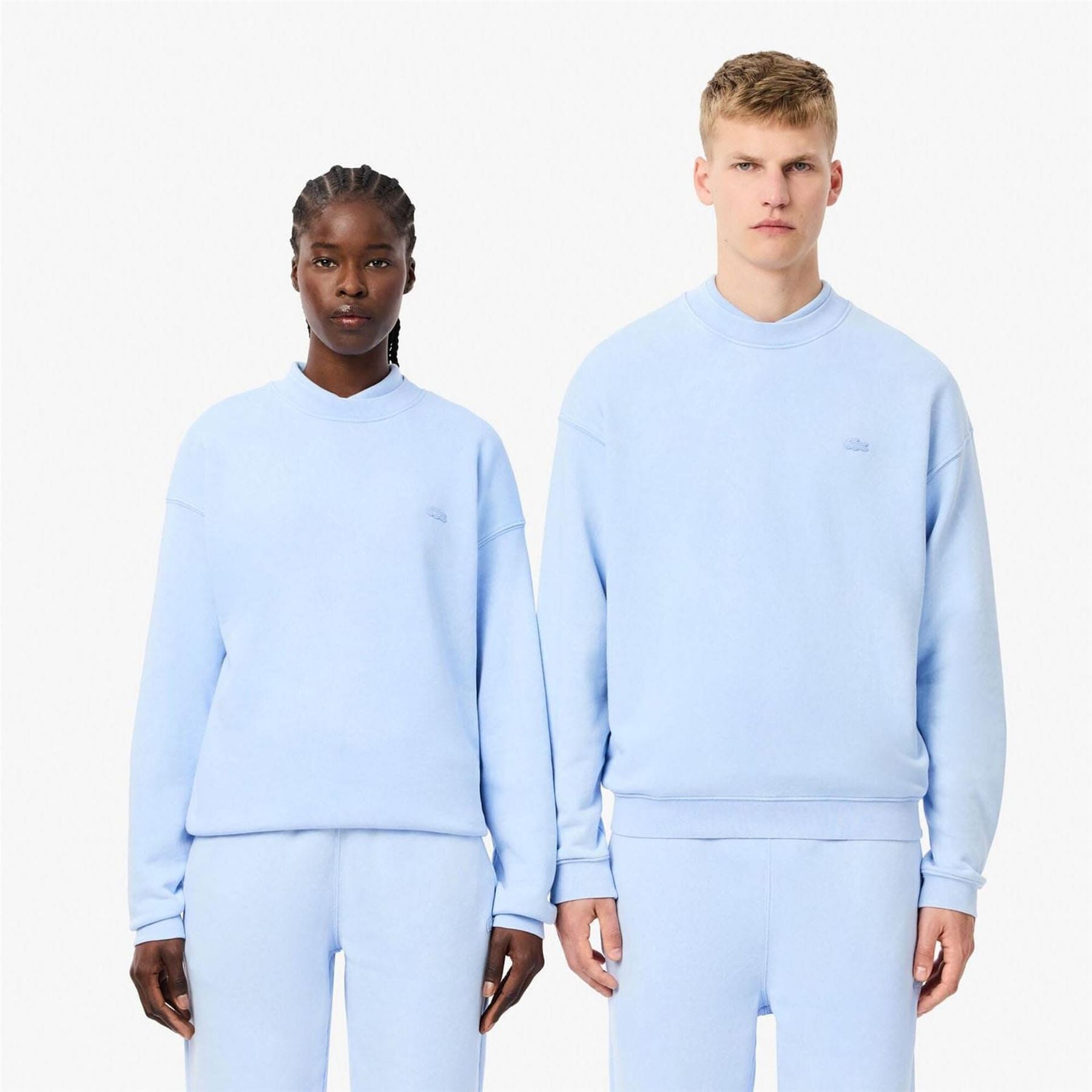 Lacoste Fit Washed Effect Fleece Sweatshirt