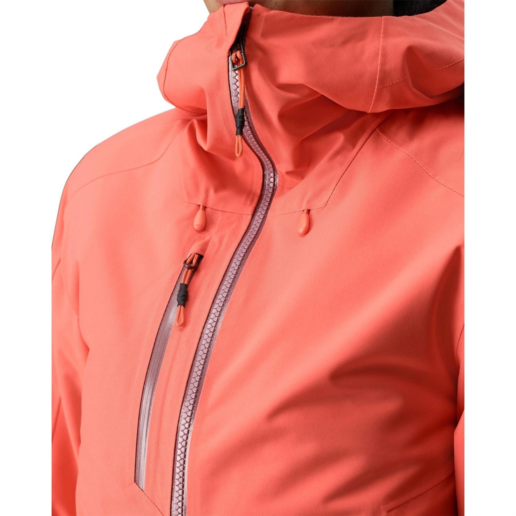 Spyder Temerity Hooded Solid Patterned Ski Jacket