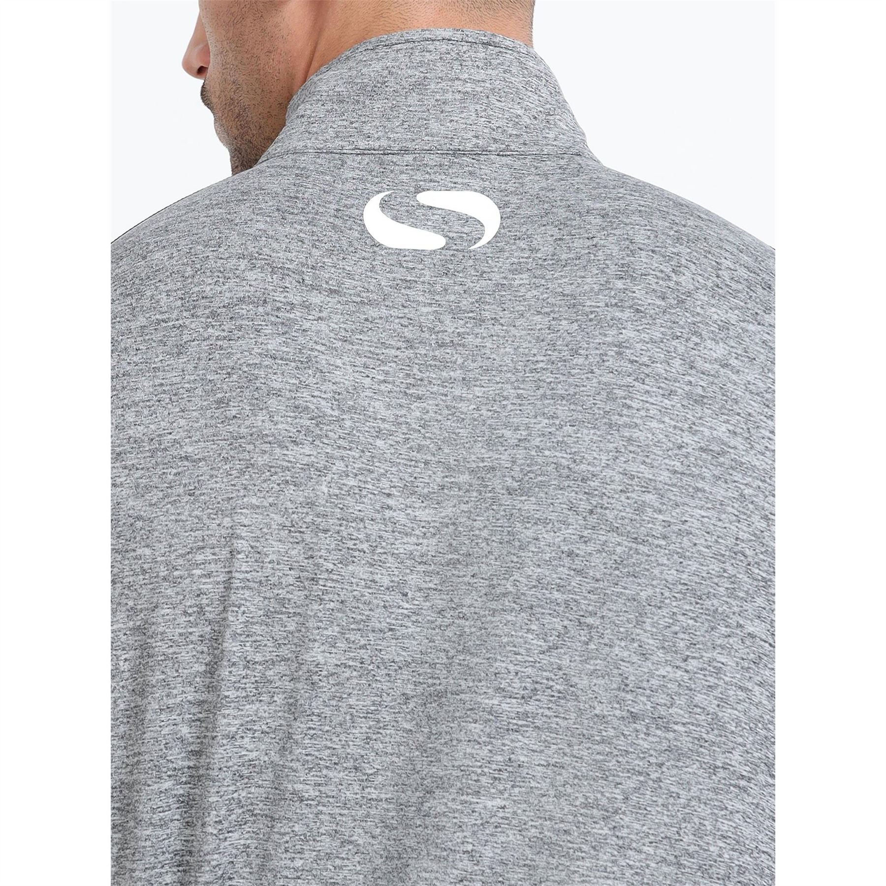 Sondico Melange Quarter Zip Sweatshirt