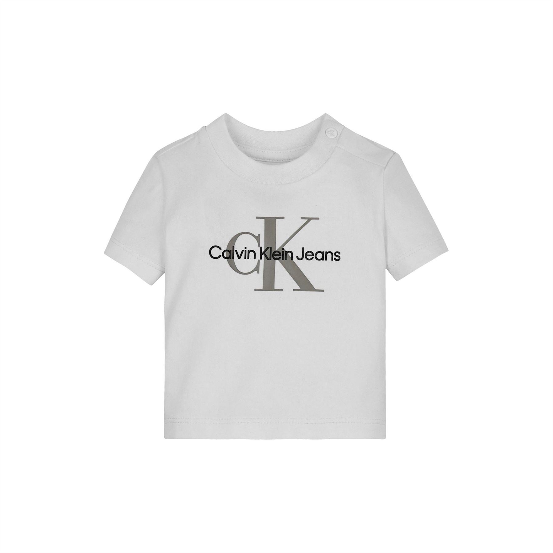 Calvin Klein Jeans Monogram Regular Fit Short Sleeve Crew Neck T-Shirt