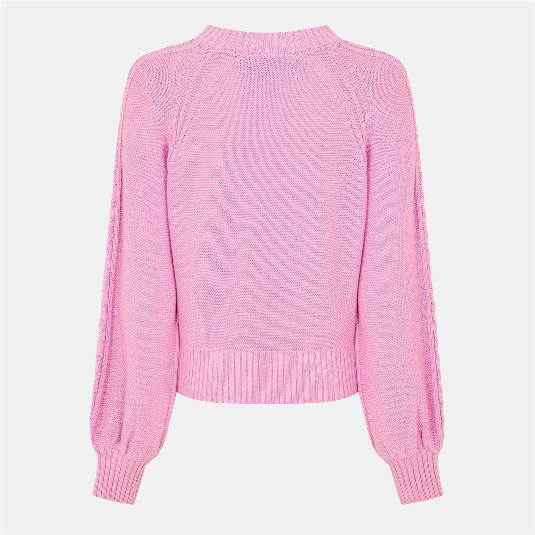 French Connection Relaxed Fit Cable Long Sleeve Sweater