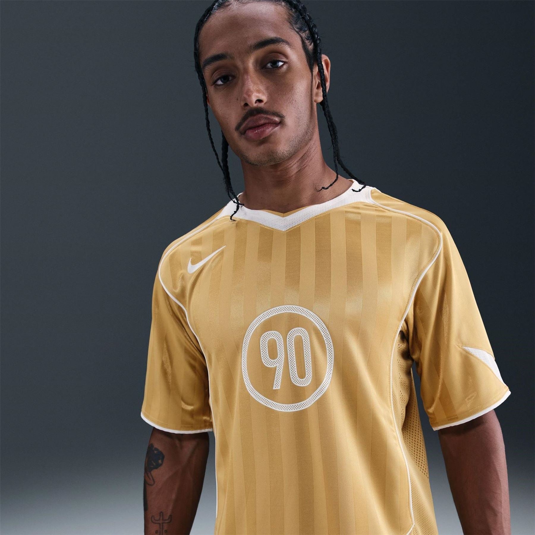 Nike T90 Energy V-Neck Raglan Short Sleeve Jersey